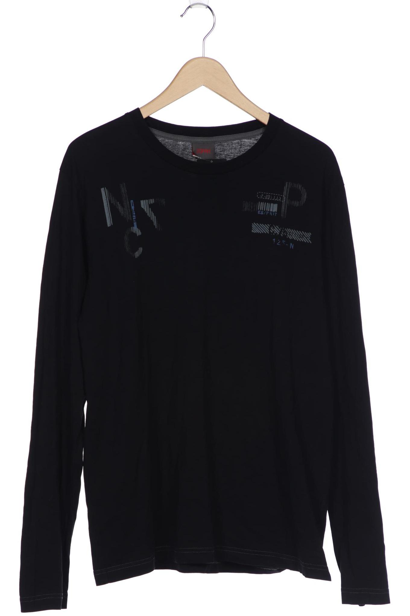 

Esprit Herren Langarmshirt, schwarz, Gr. 54