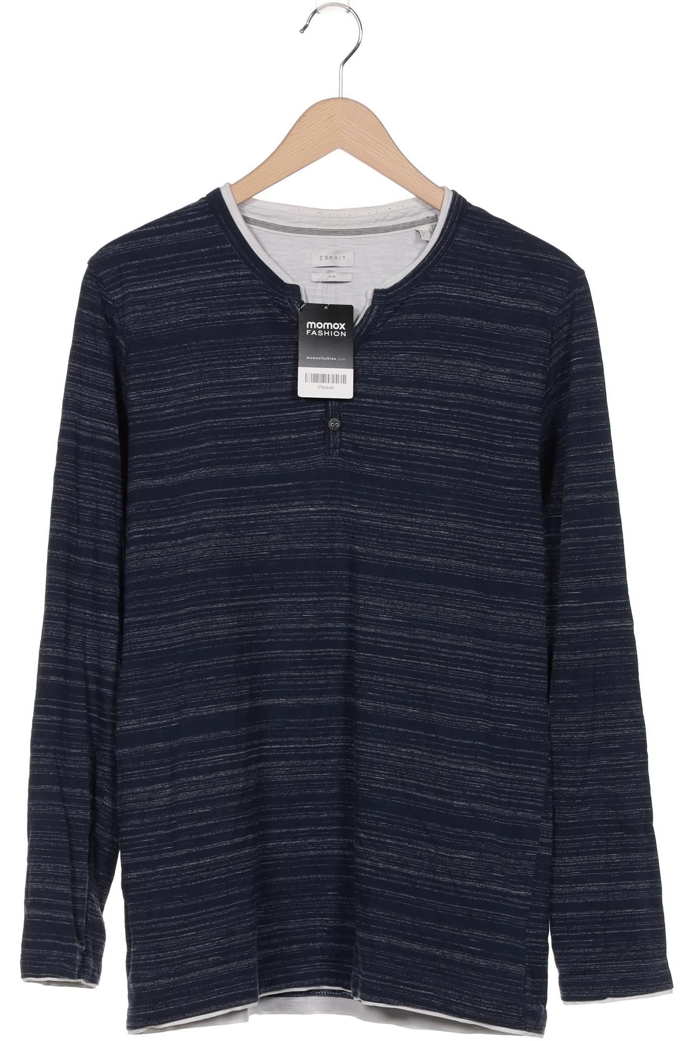 

Esprit Herren Langarmshirt, marineblau, Gr. 52
