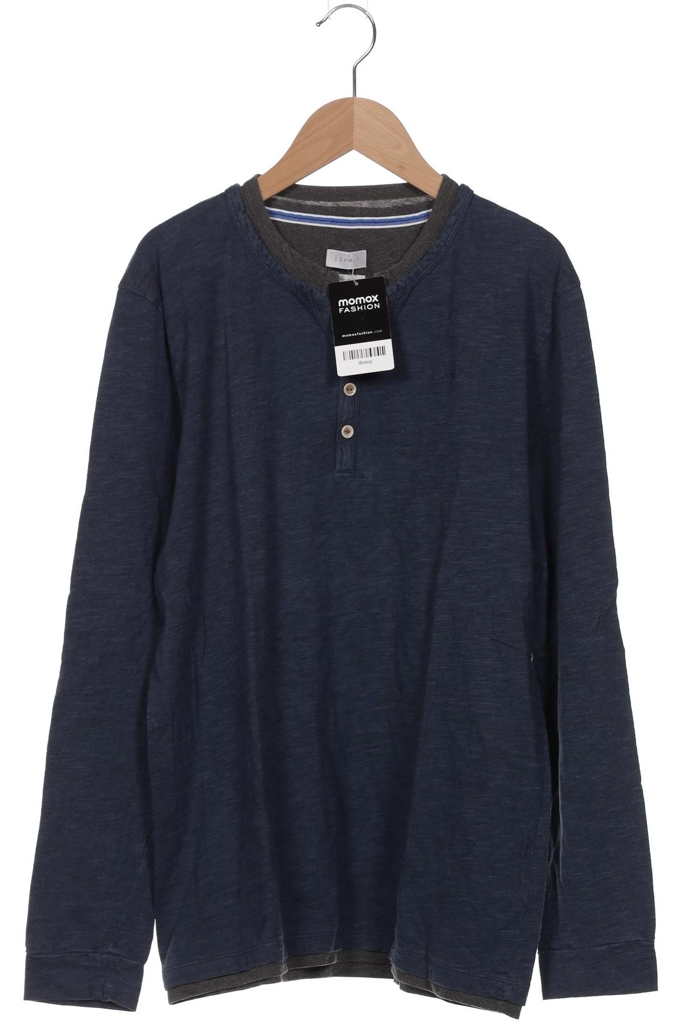

Esprit Herren Langarmshirt, marineblau, Gr. 52