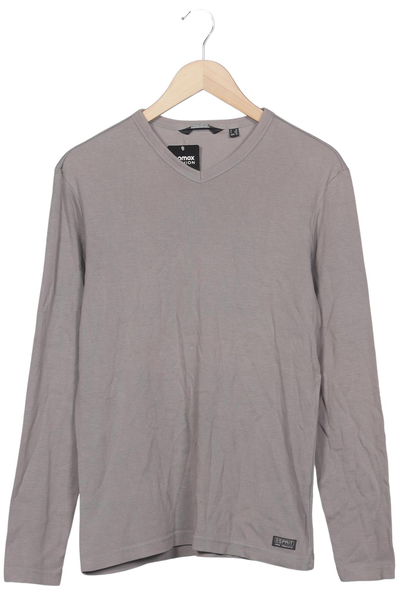 

Esprit Herren Langarmshirt, grau, Gr. 54