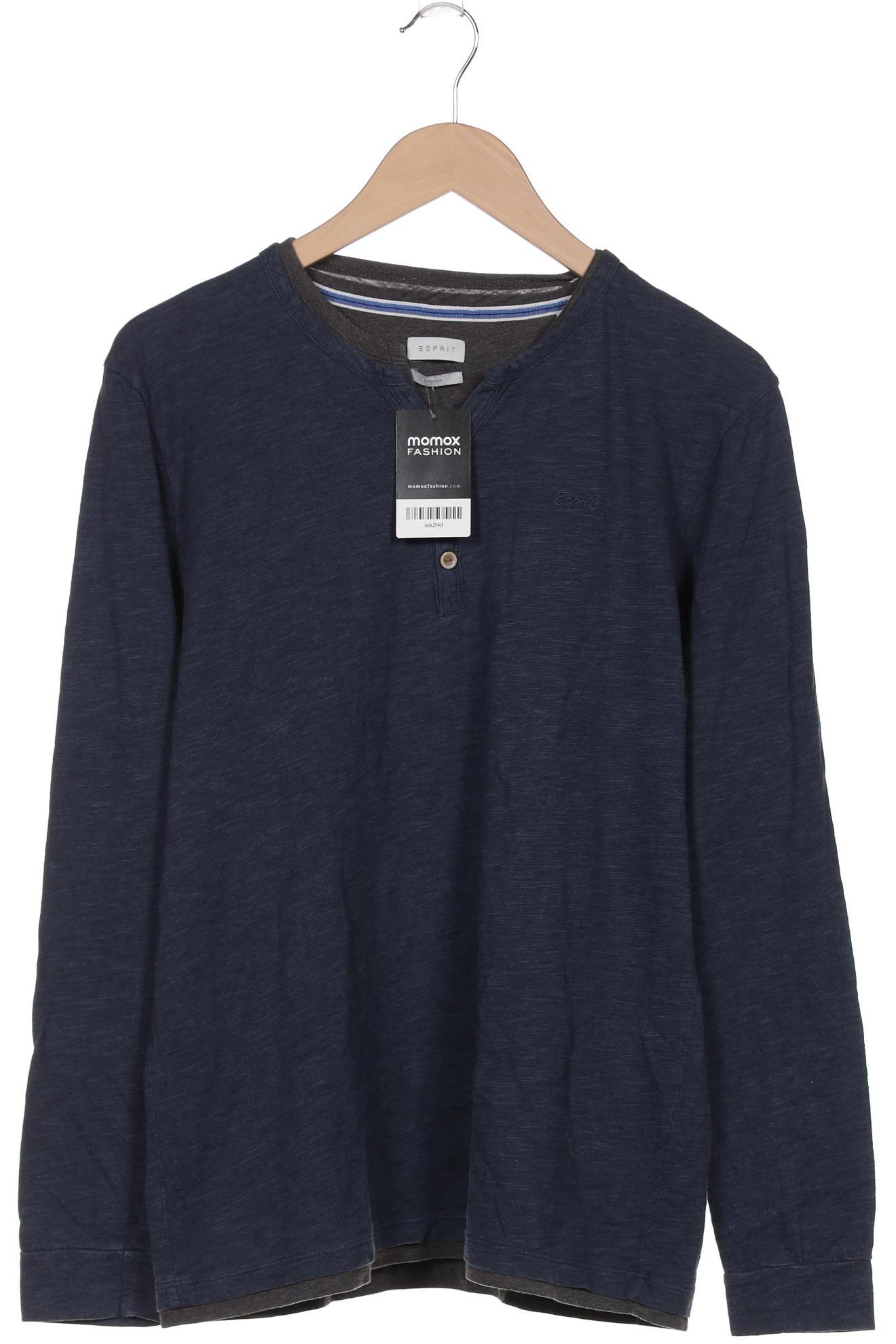 

Esprit Herren Langarmshirt, marineblau, Gr. 52