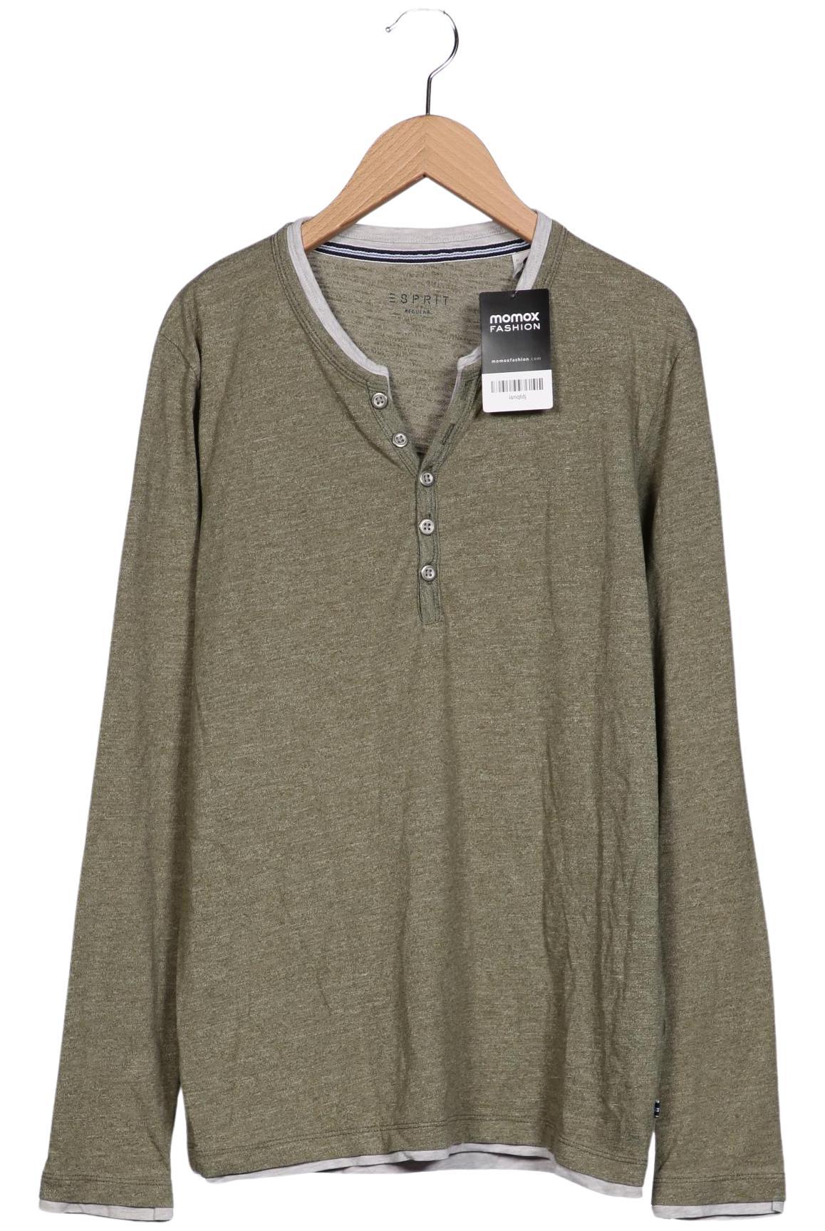 

Esprit Herren Langarmshirt, grün, Gr. 46