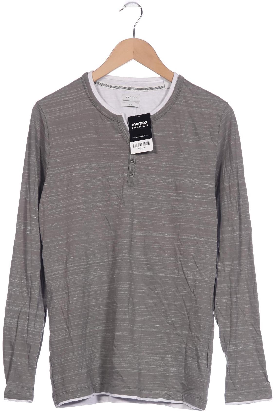

Esprit Herren Langarmshirt, grau, Gr. 52