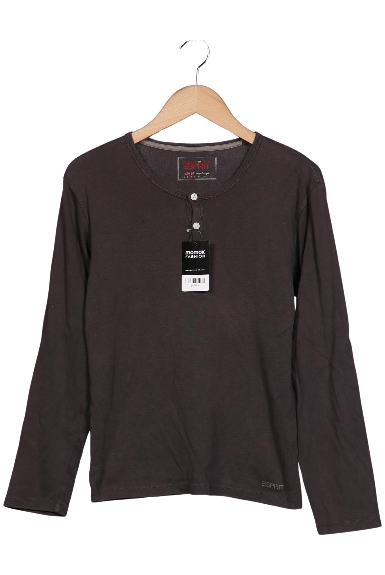 

Esprit Herren Langarmshirt, grau, Gr. 48