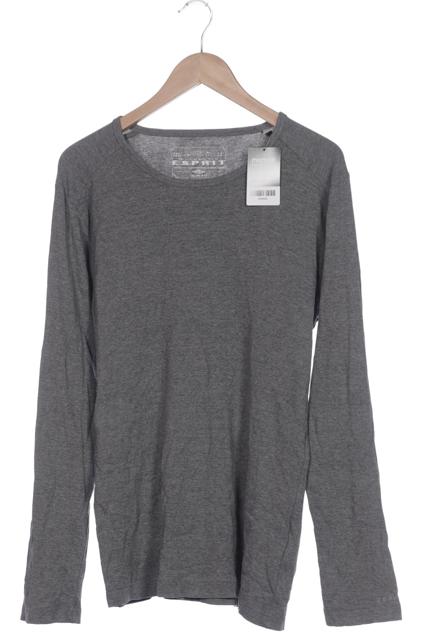 

Esprit Herren Langarmshirt, grau, Gr. 54