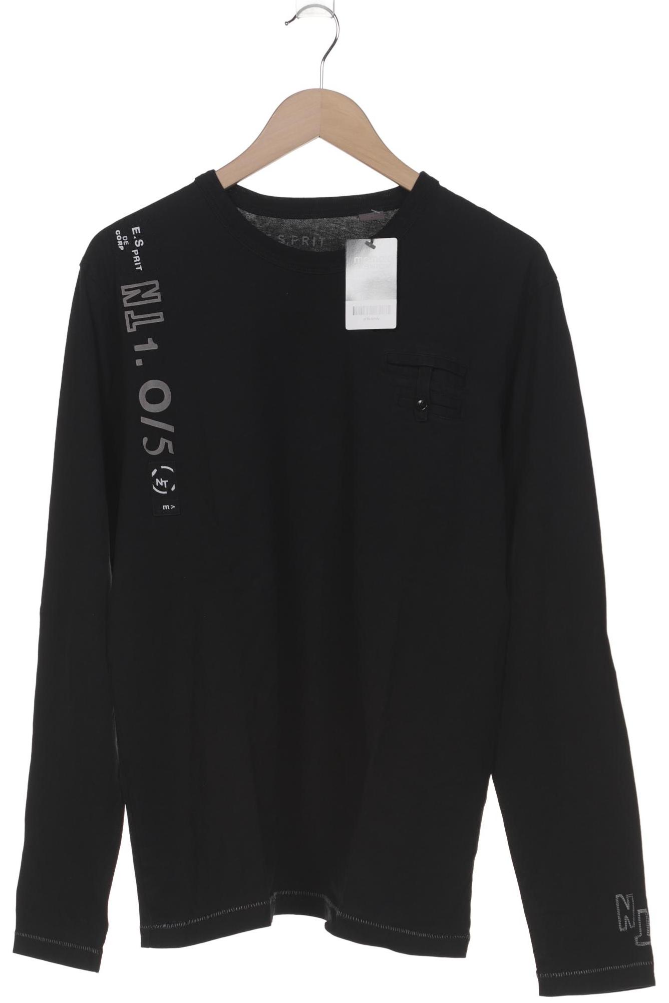 

Esprit Herren Langarmshirt, schwarz, Gr. 52