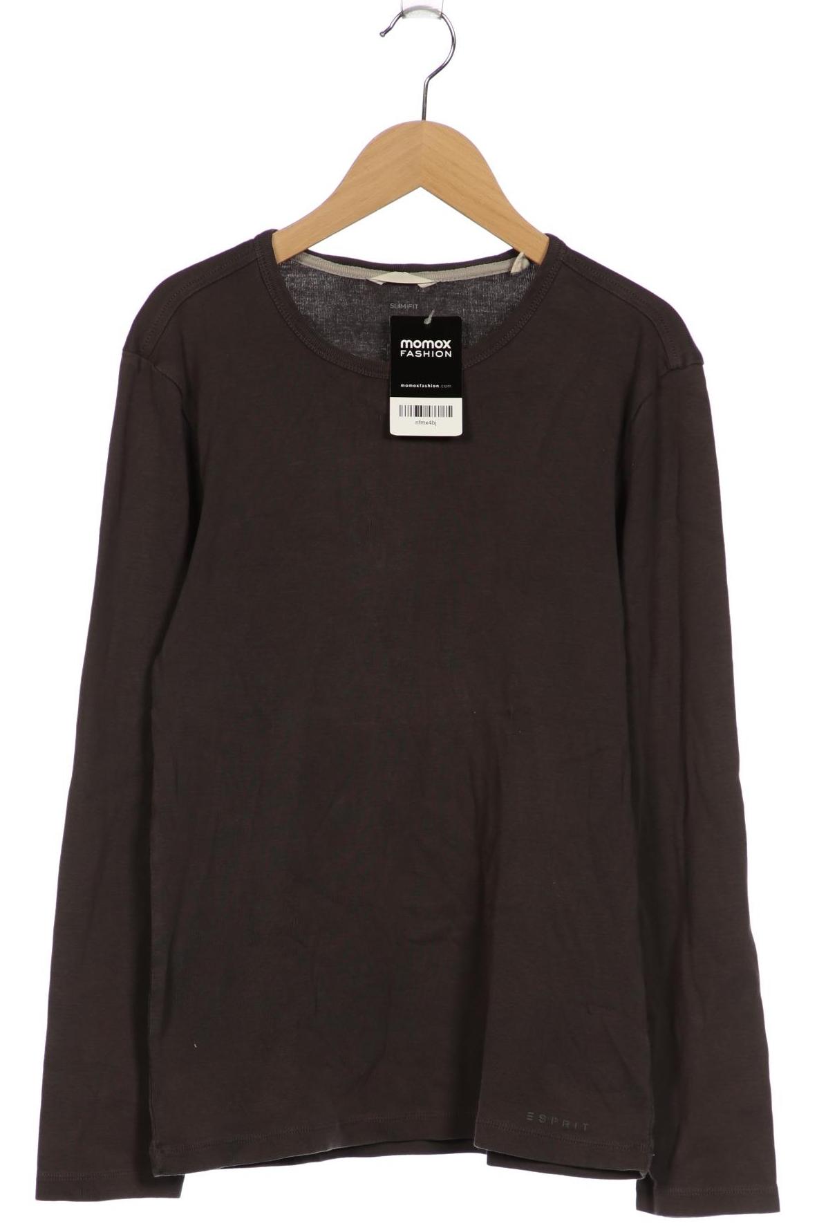 

Esprit Herren Langarmshirt, grau, Gr. 48