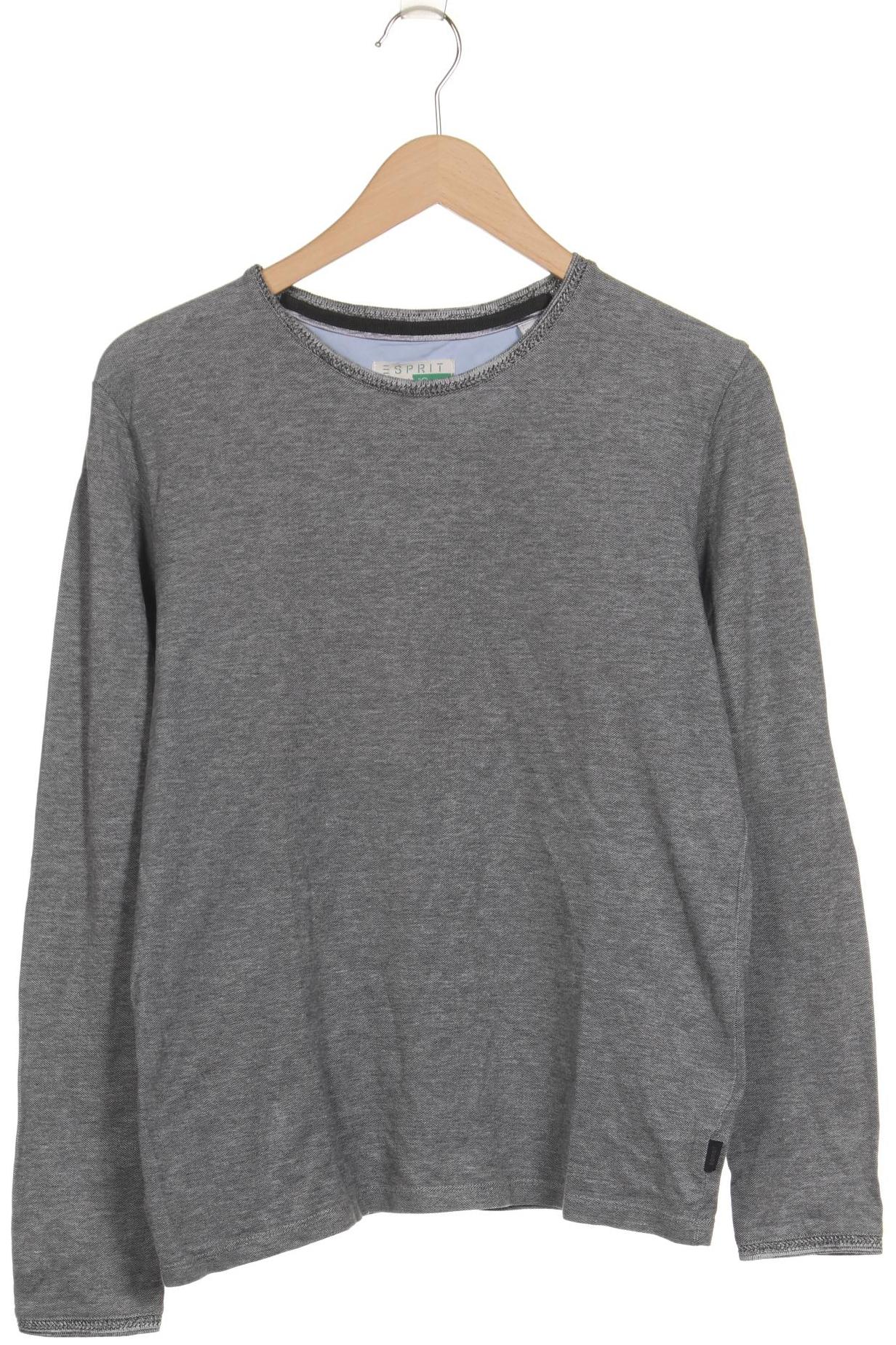 

Esprit Herren Langarmshirt, grau, Gr. 46