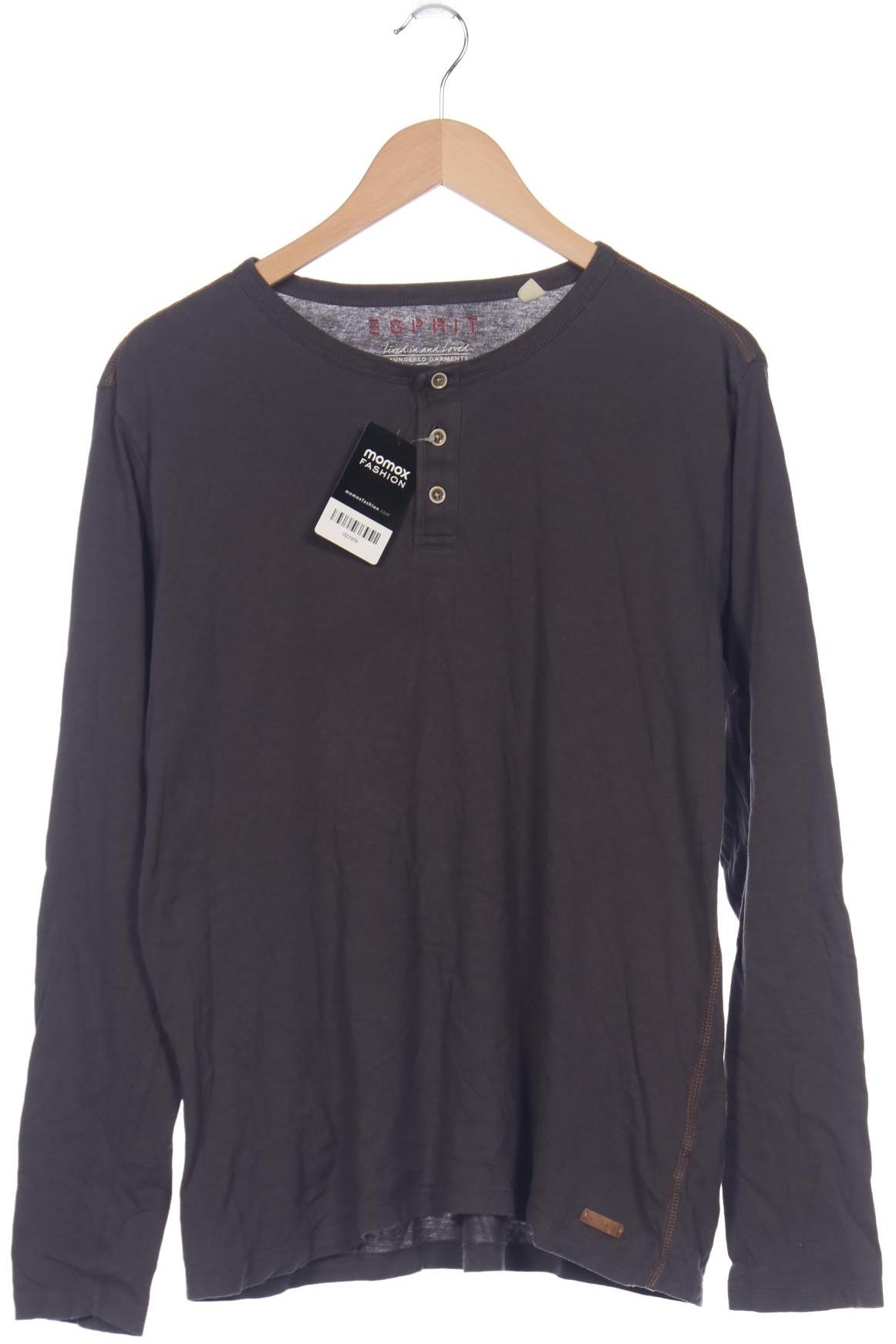 

Esprit Herren Langarmshirt, grau, Gr. 52