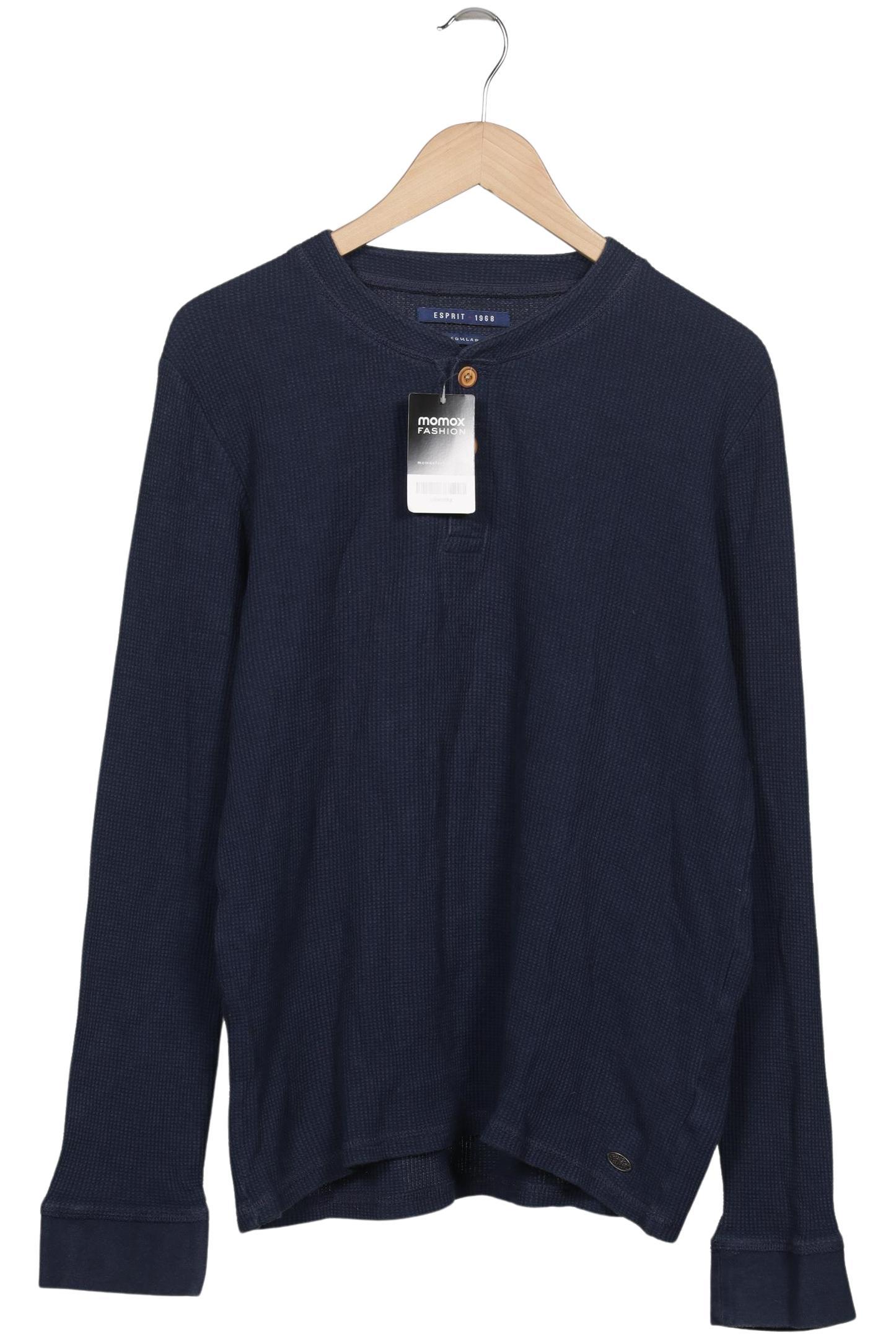 

Esprit Herren Langarmshirt, marineblau, Gr. 52