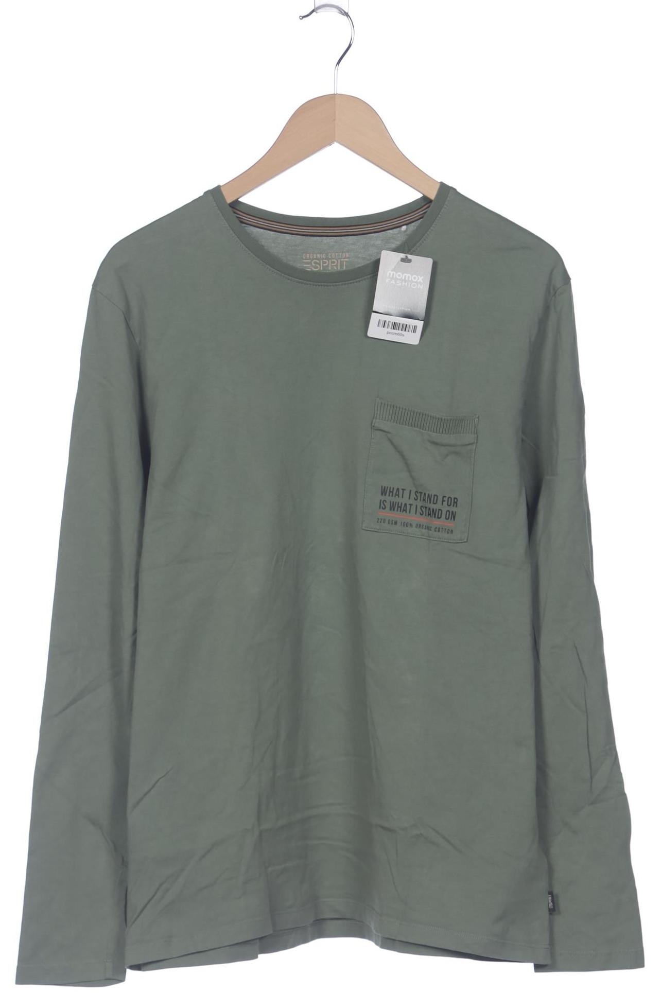 

Esprit Herren Langarmshirt, grün, Gr. 52