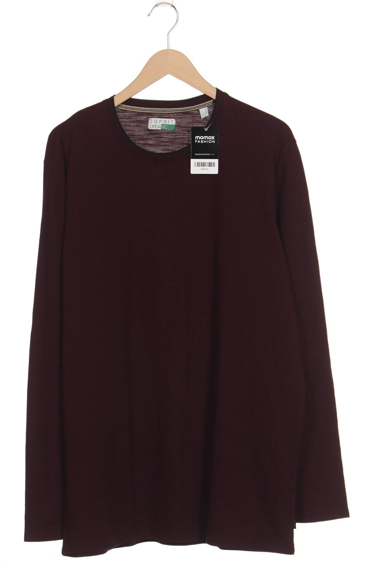 

Esprit Herren Langarmshirt, bordeaux, Gr. 56