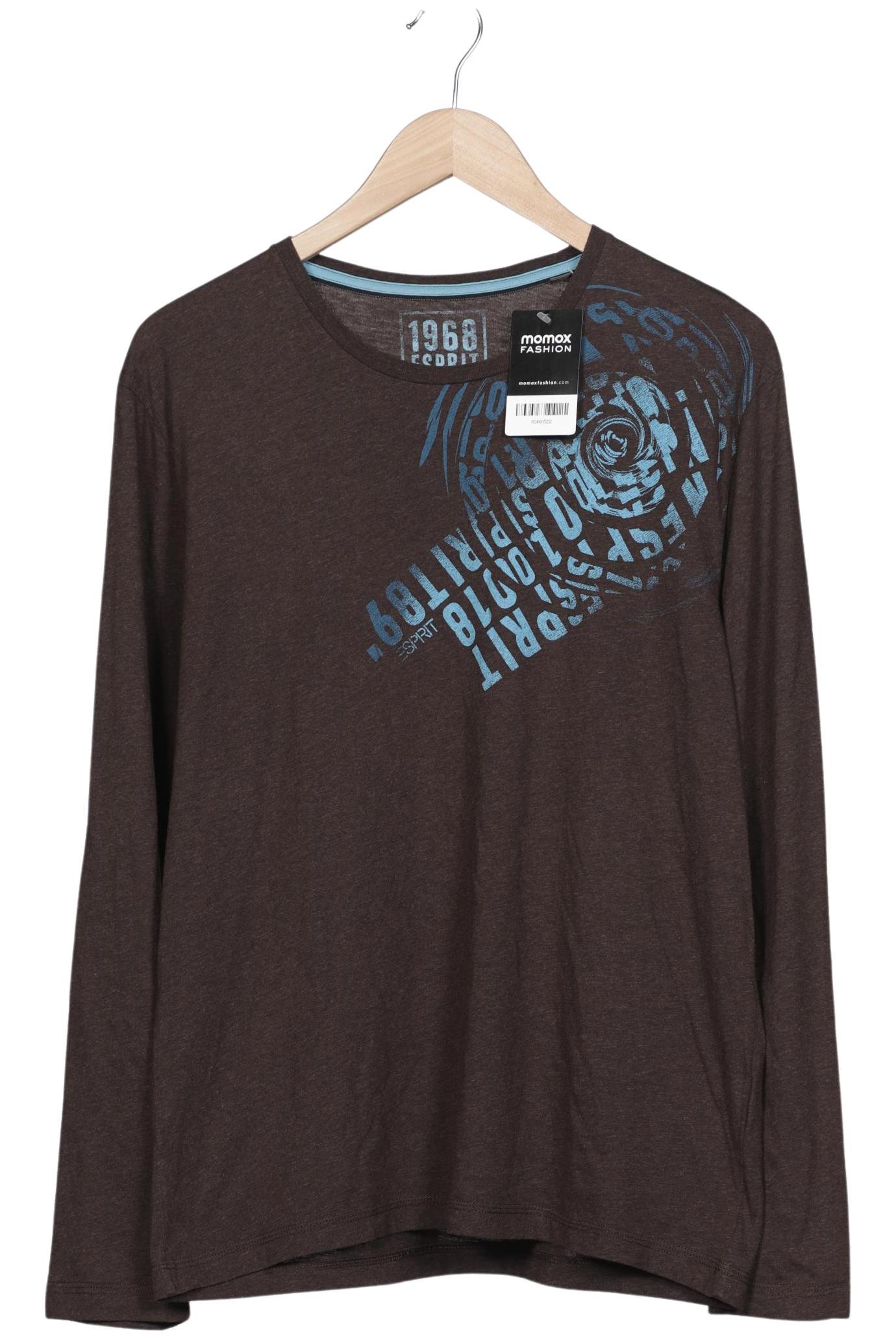 Thumbnail - Esprit Herren Langarmshirt, braun, Gr. 54