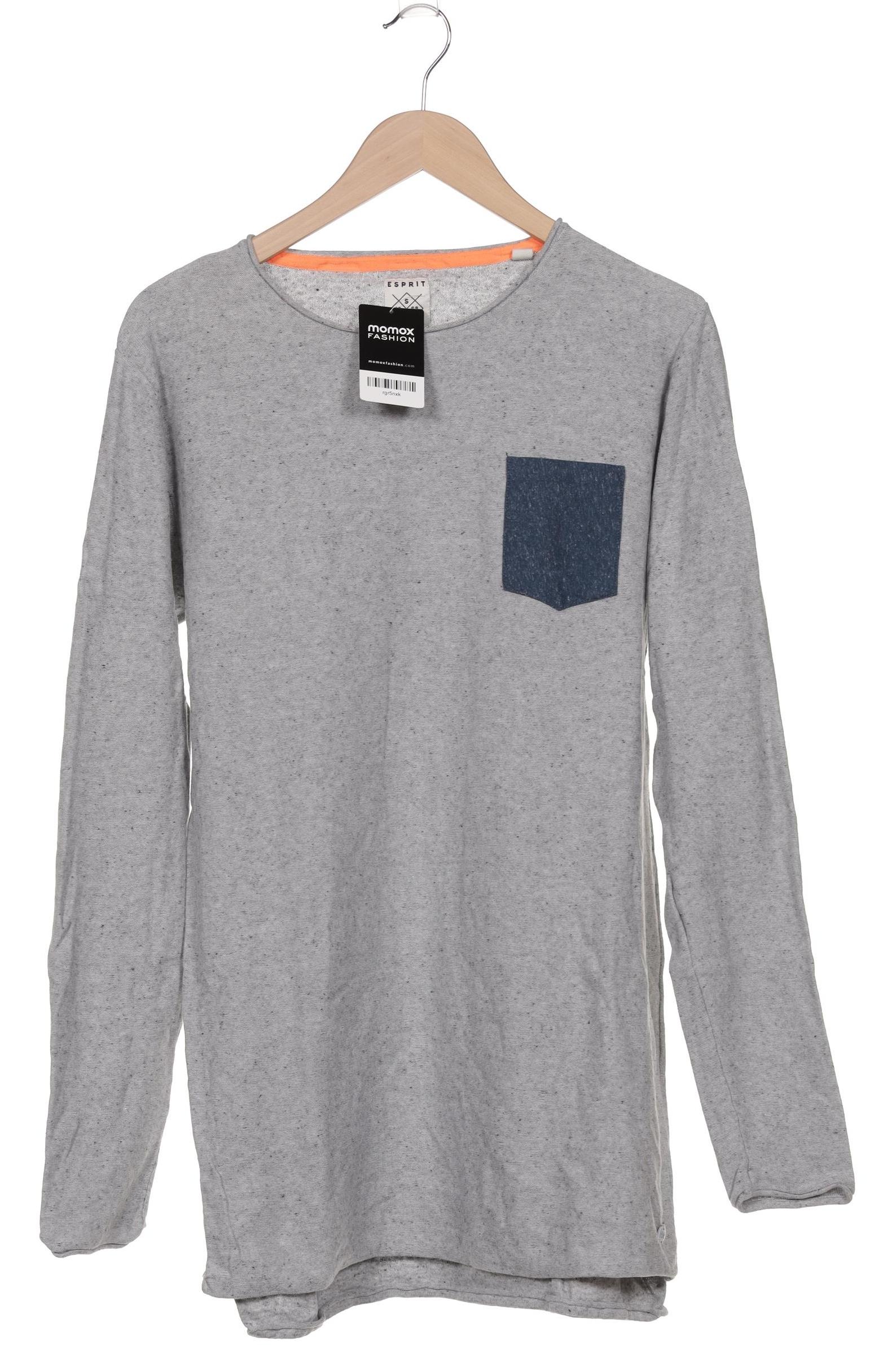 

Esprit Herren Langarmshirt, grau, Gr. 52
