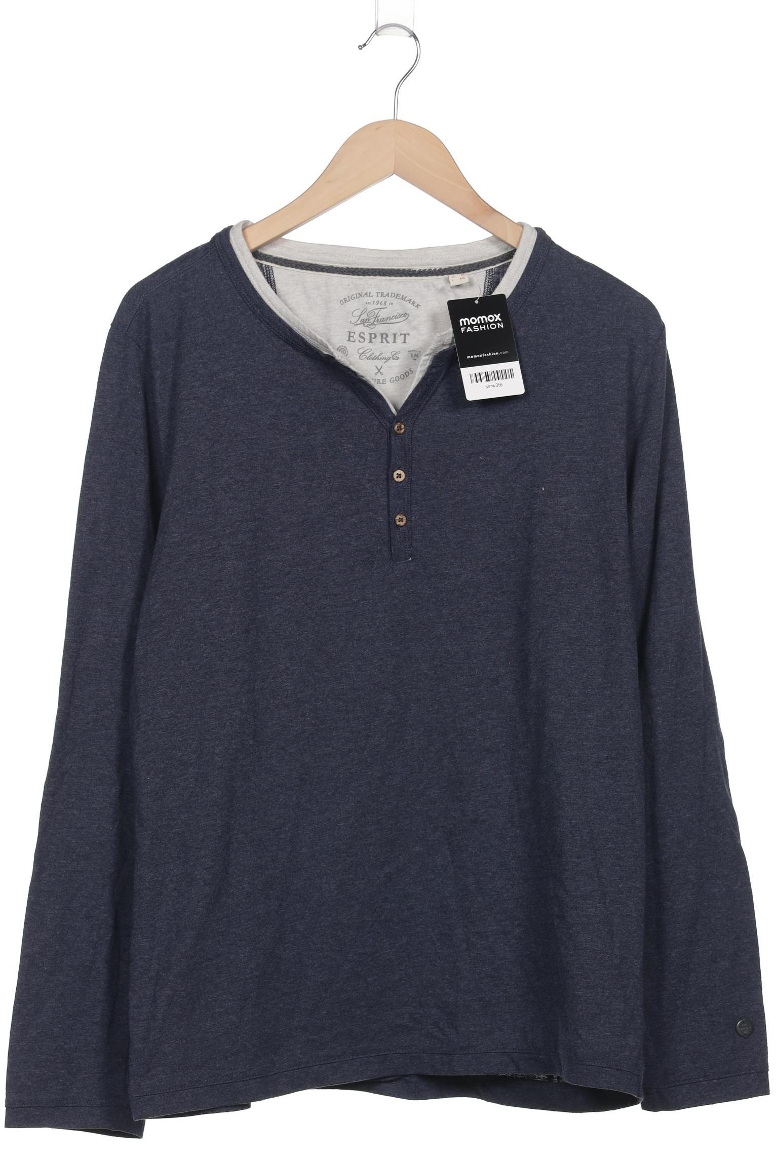 

Esprit Herren Langarmshirt, marineblau, Gr. 54