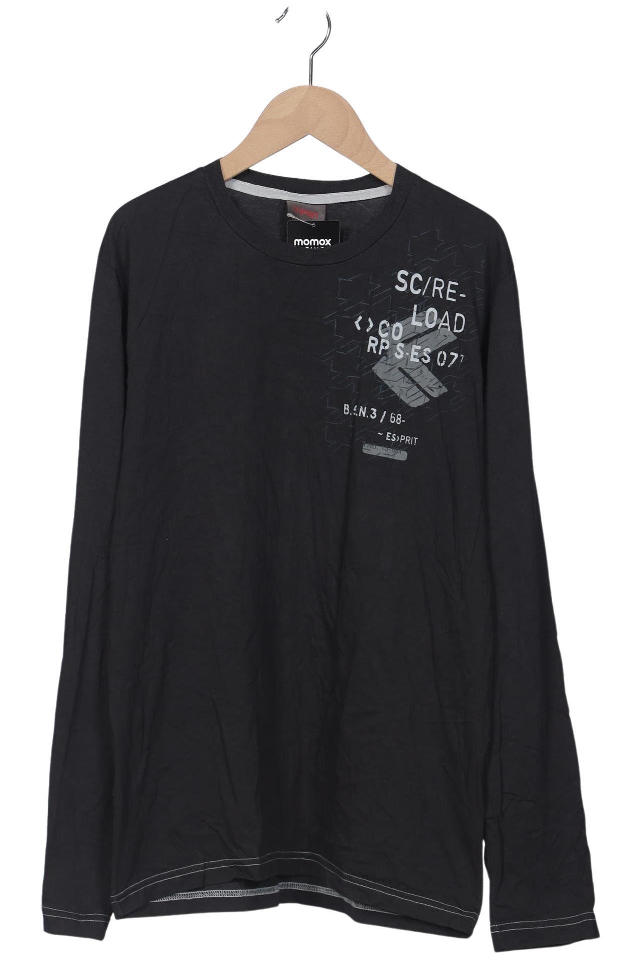 

Esprit Herren Langarmshirt, schwarz, Gr. 48