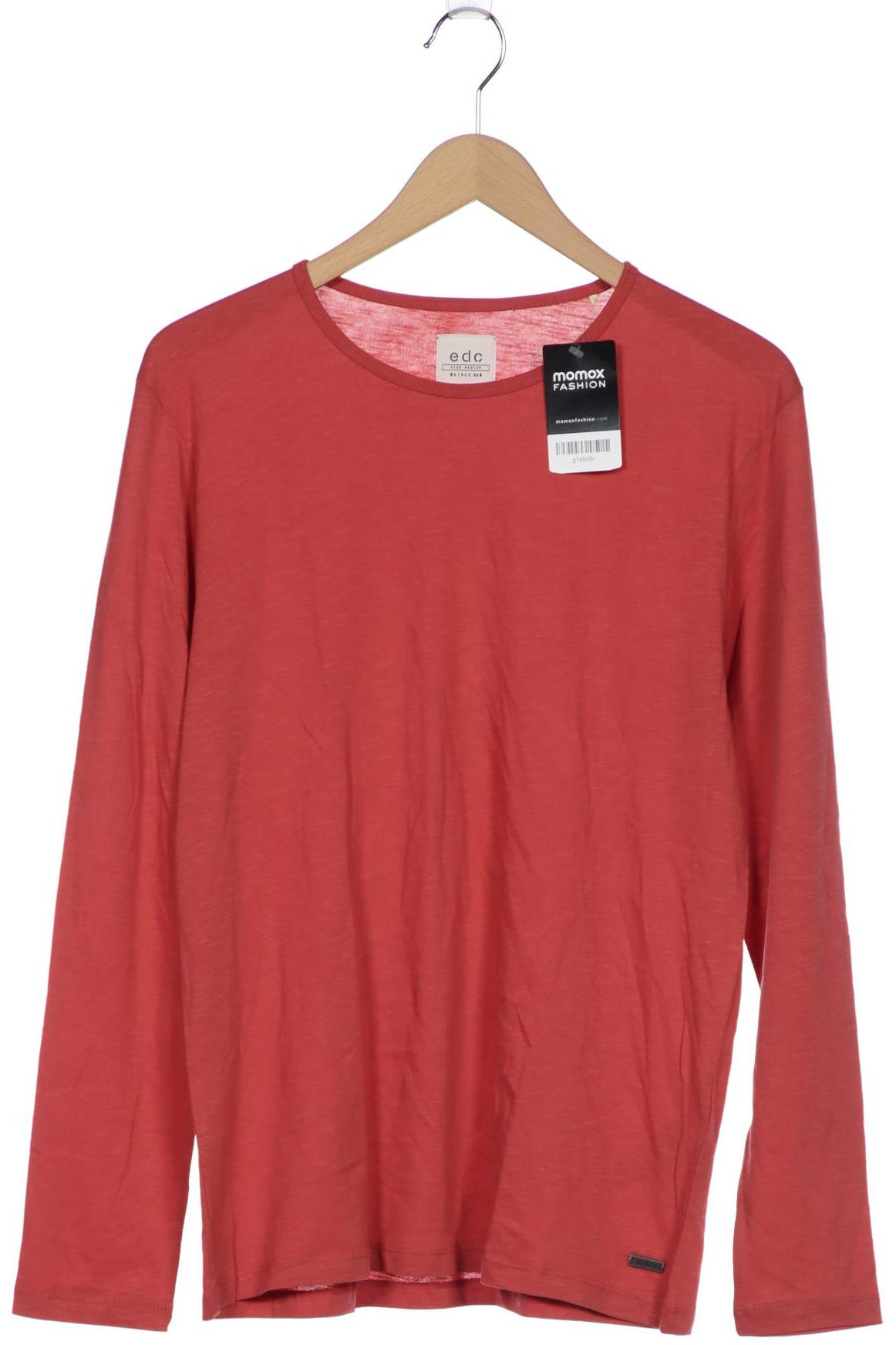 

Esprit Herren Langarmshirt, pink, Gr. 48