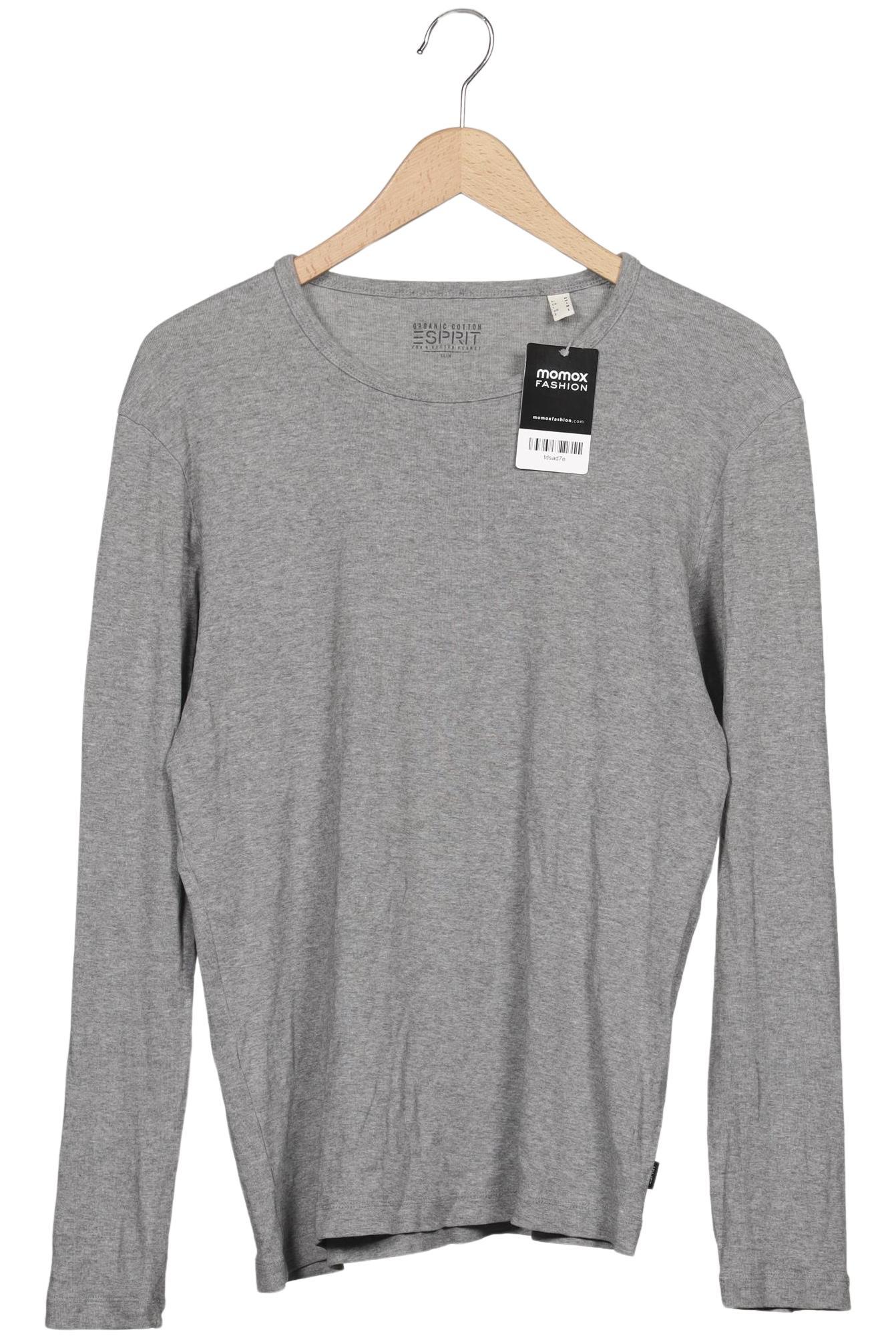 

Esprit Herren Langarmshirt, grau, Gr. 48