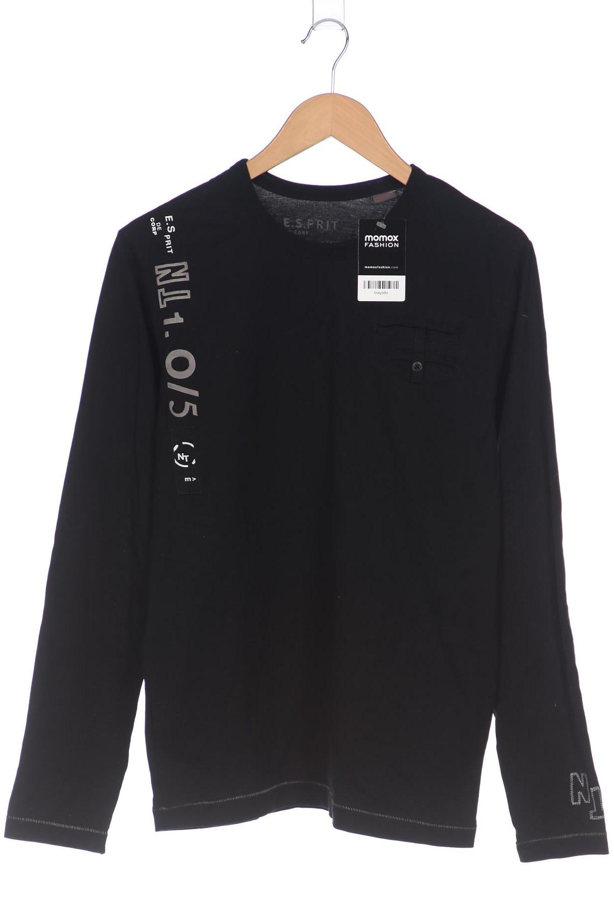 

Esprit Herren Langarmshirt, schwarz, Gr. 46
