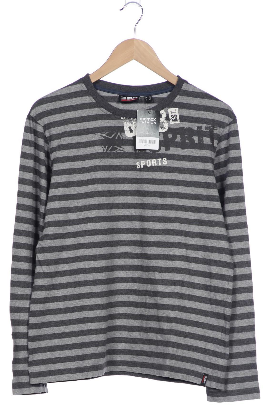 

Esprit Herren Langarmshirt, grau, Gr. 54