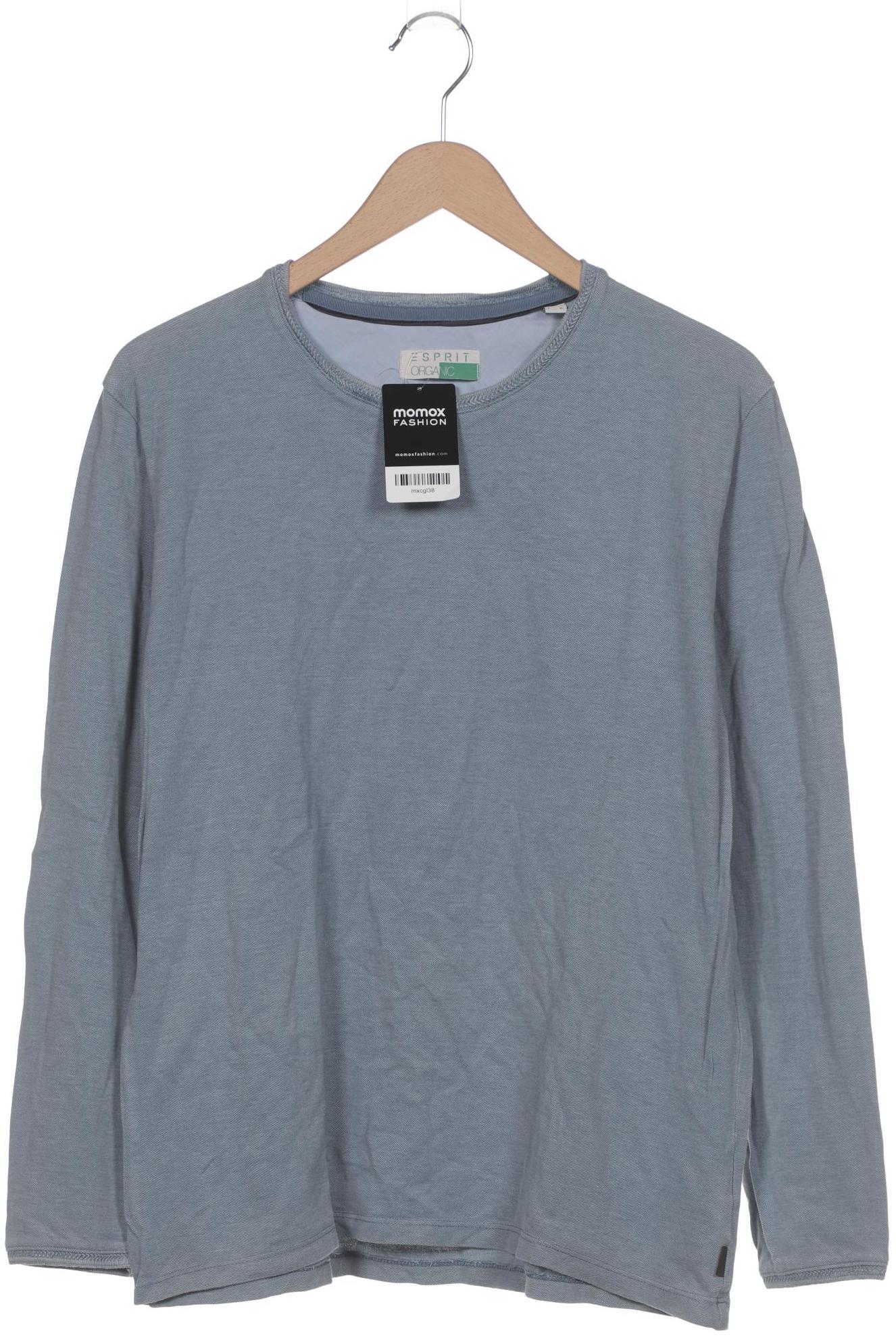 

Esprit Herren Langarmshirt, blau, Gr. 52
