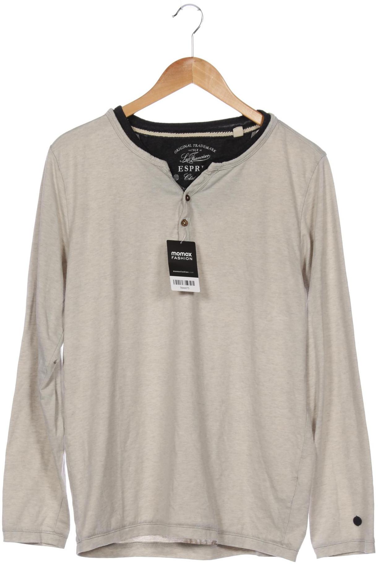 

Esprit Herren Langarmshirt, grau, Gr. 54