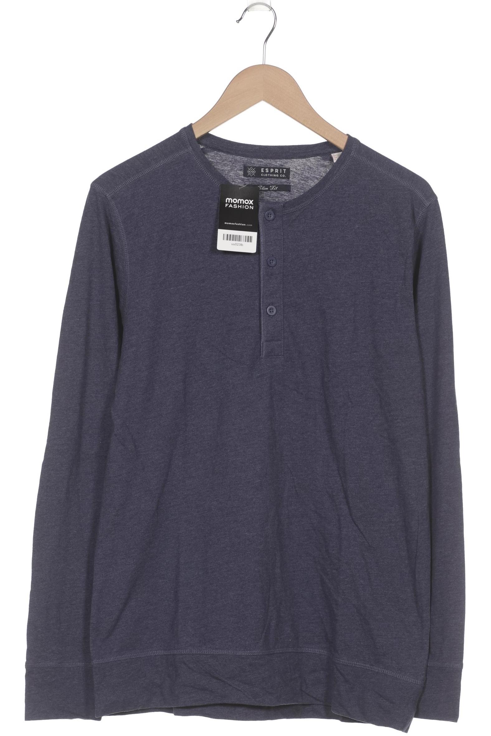 

Esprit Herren Langarmshirt, flieder, Gr. 52