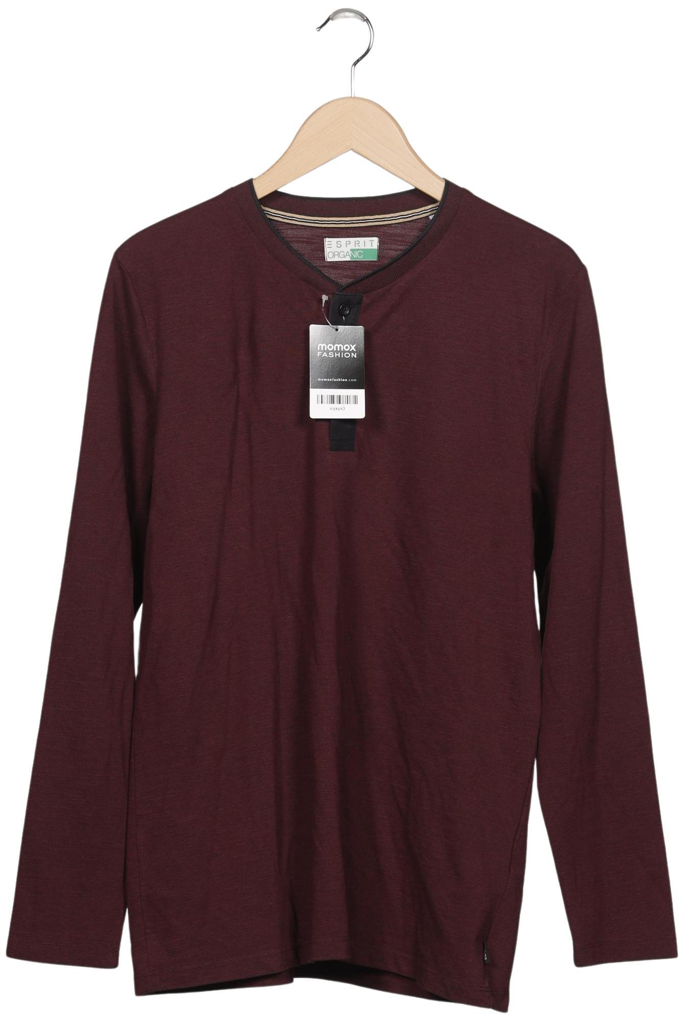 Thumbnail - Esprit Herren Langarmshirt, bordeaux, Gr. 48