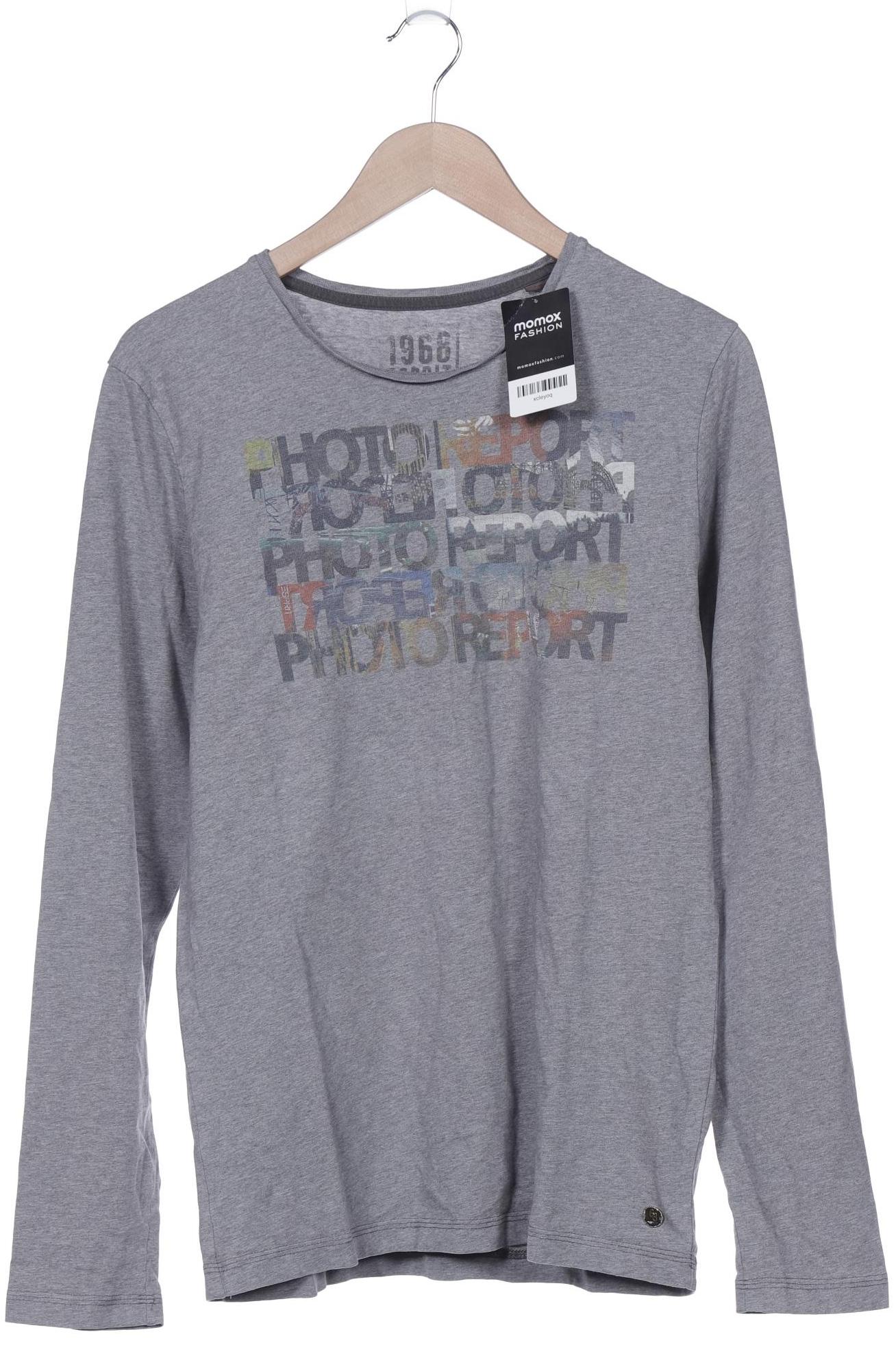 

Esprit Herren Langarmshirt, grau, Gr. 54