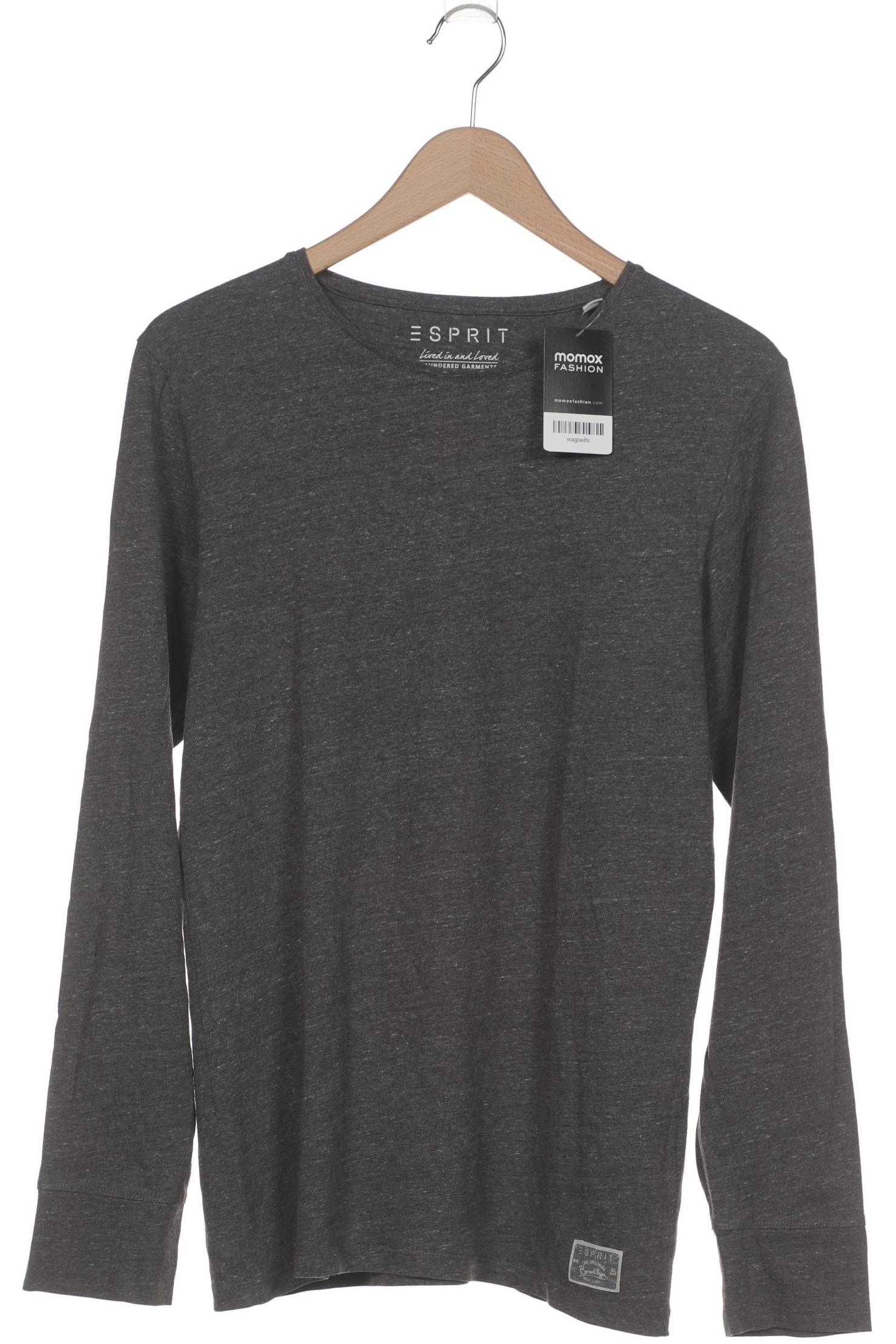 

Esprit Herren Langarmshirt, grau, Gr. 48