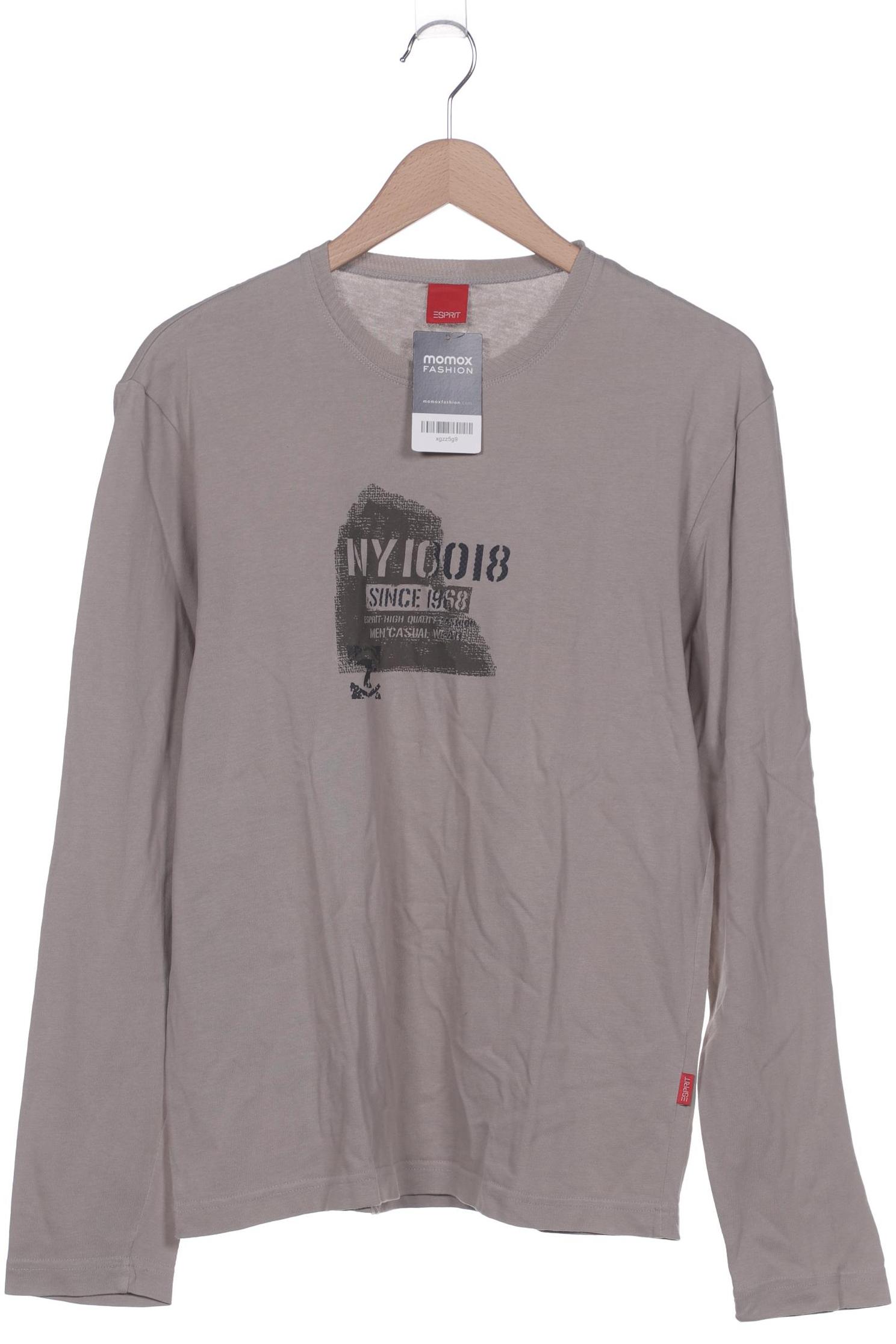 

Esprit Herren Langarmshirt, grau, Gr. 52
