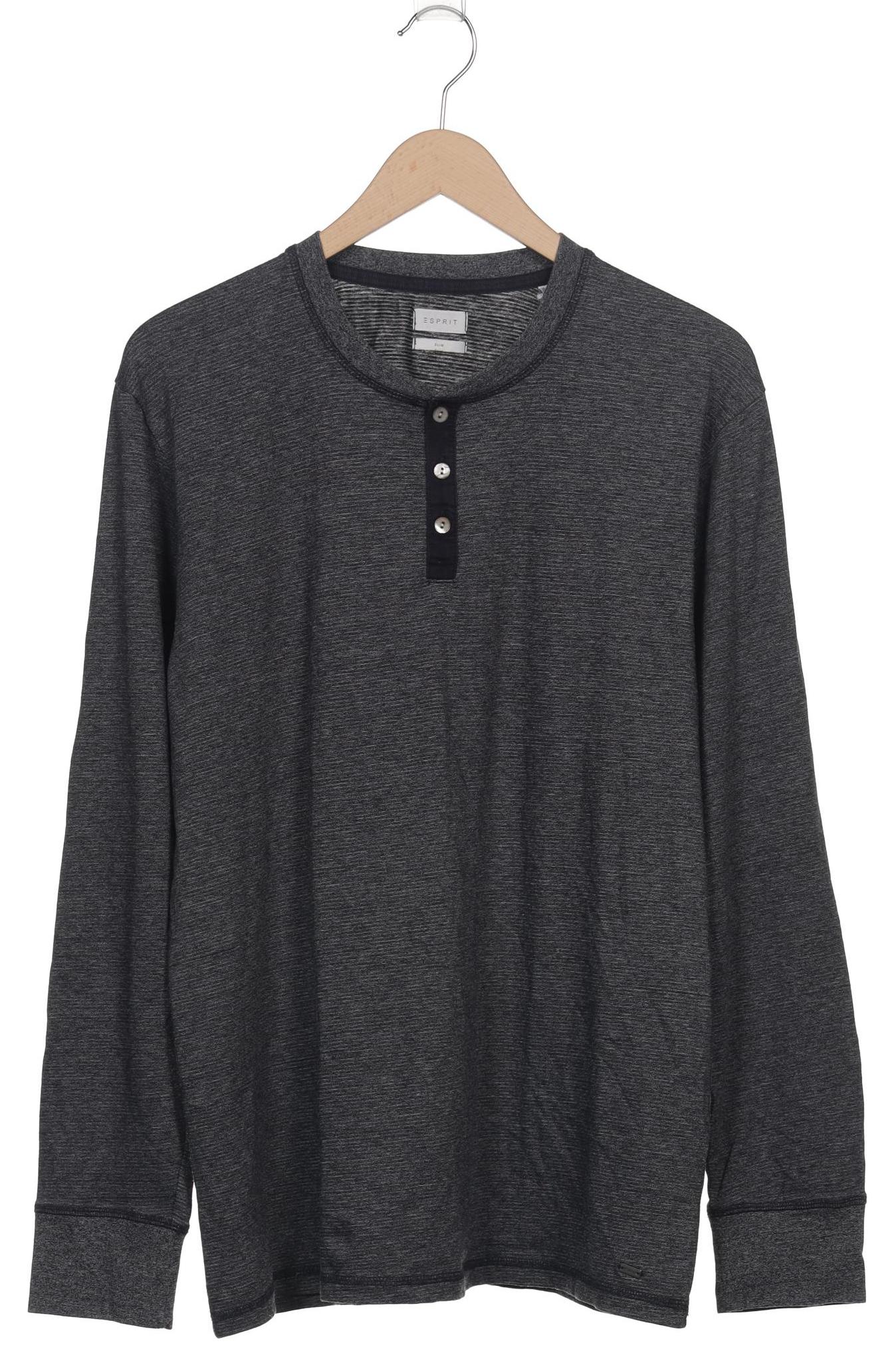 

Esprit Herren Langarmshirt, grau, Gr. 54