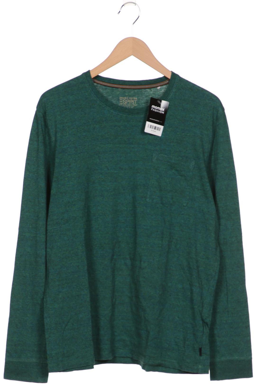 

Esprit Herren Langarmshirt, türkis, Gr. 52