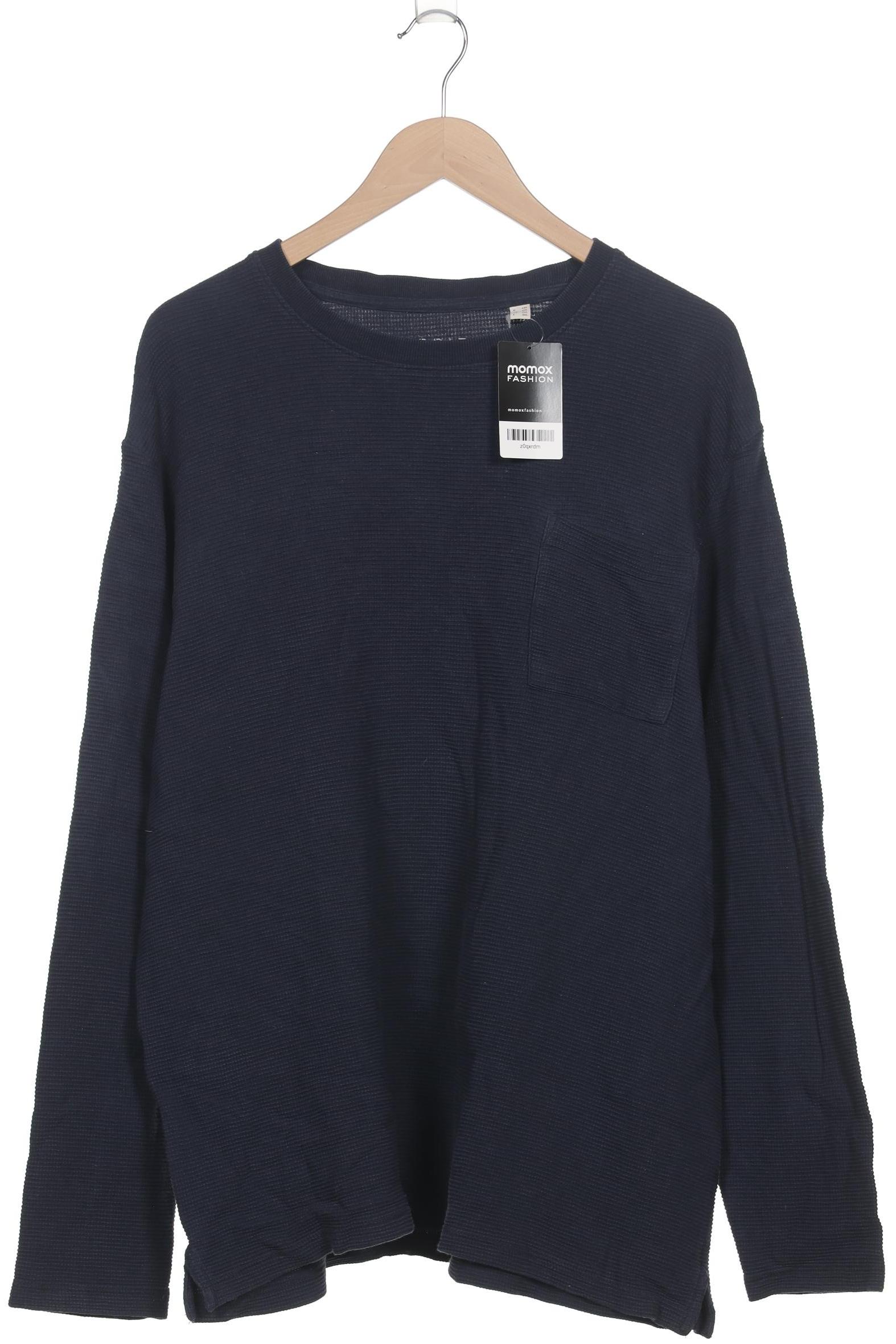

Esprit Herren Langarmshirt, blau, Gr. 56