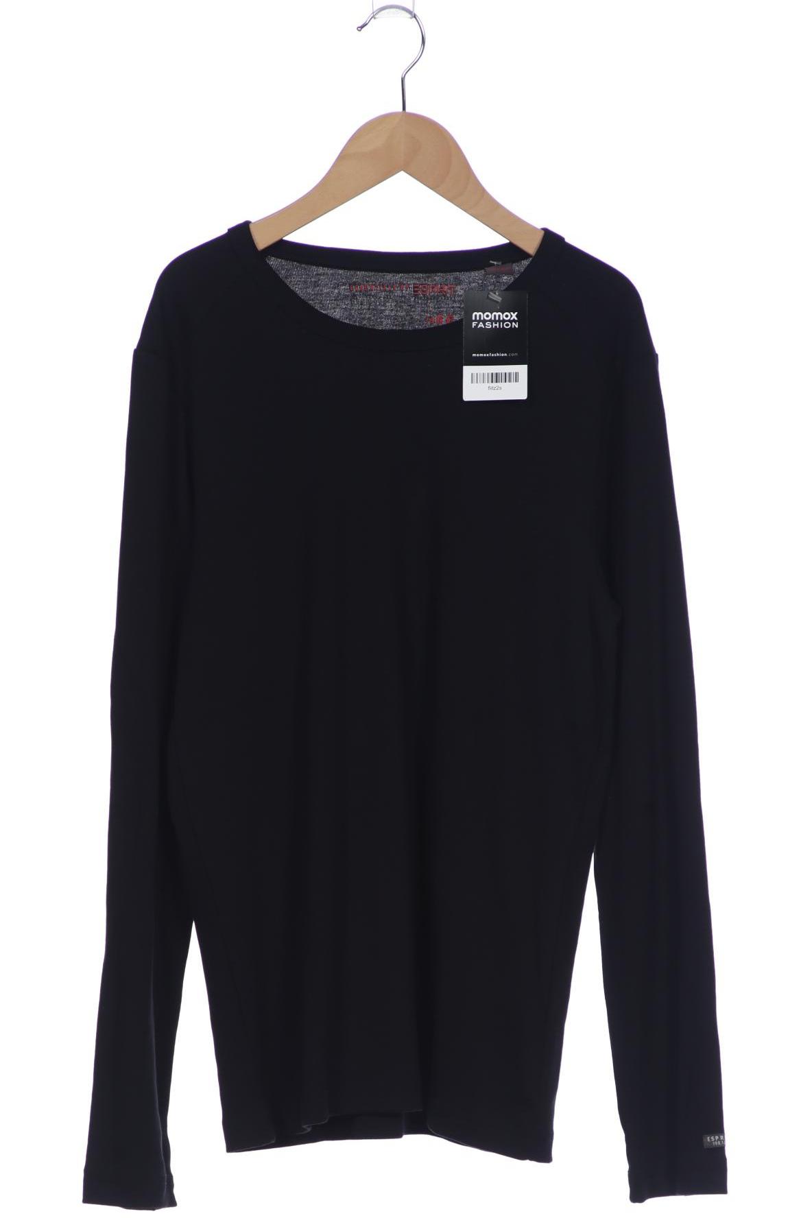 

Esprit Herren Langarmshirt, schwarz, Gr. 52