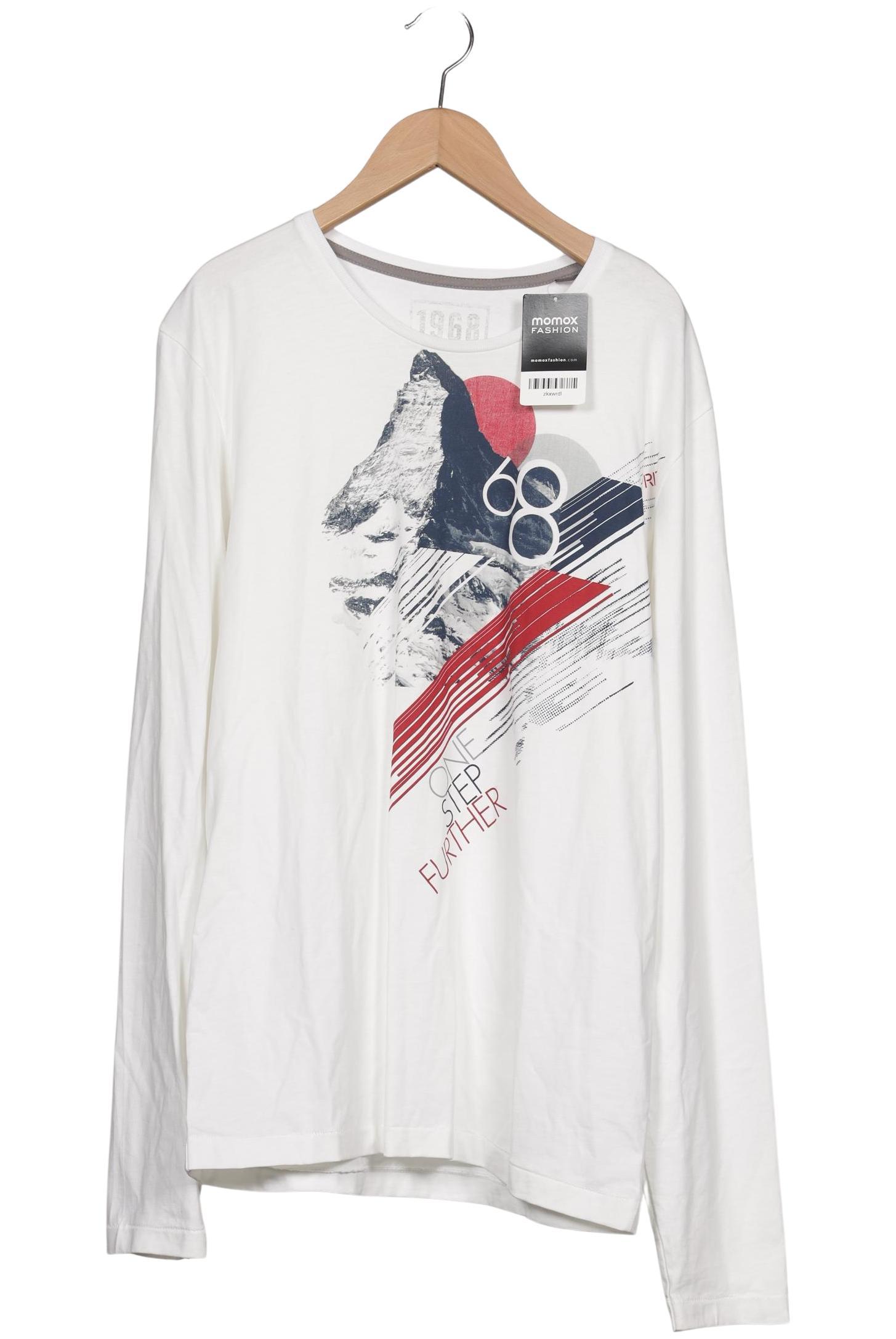 

Esprit Herren Langarmshirt, weiß, Gr. 52