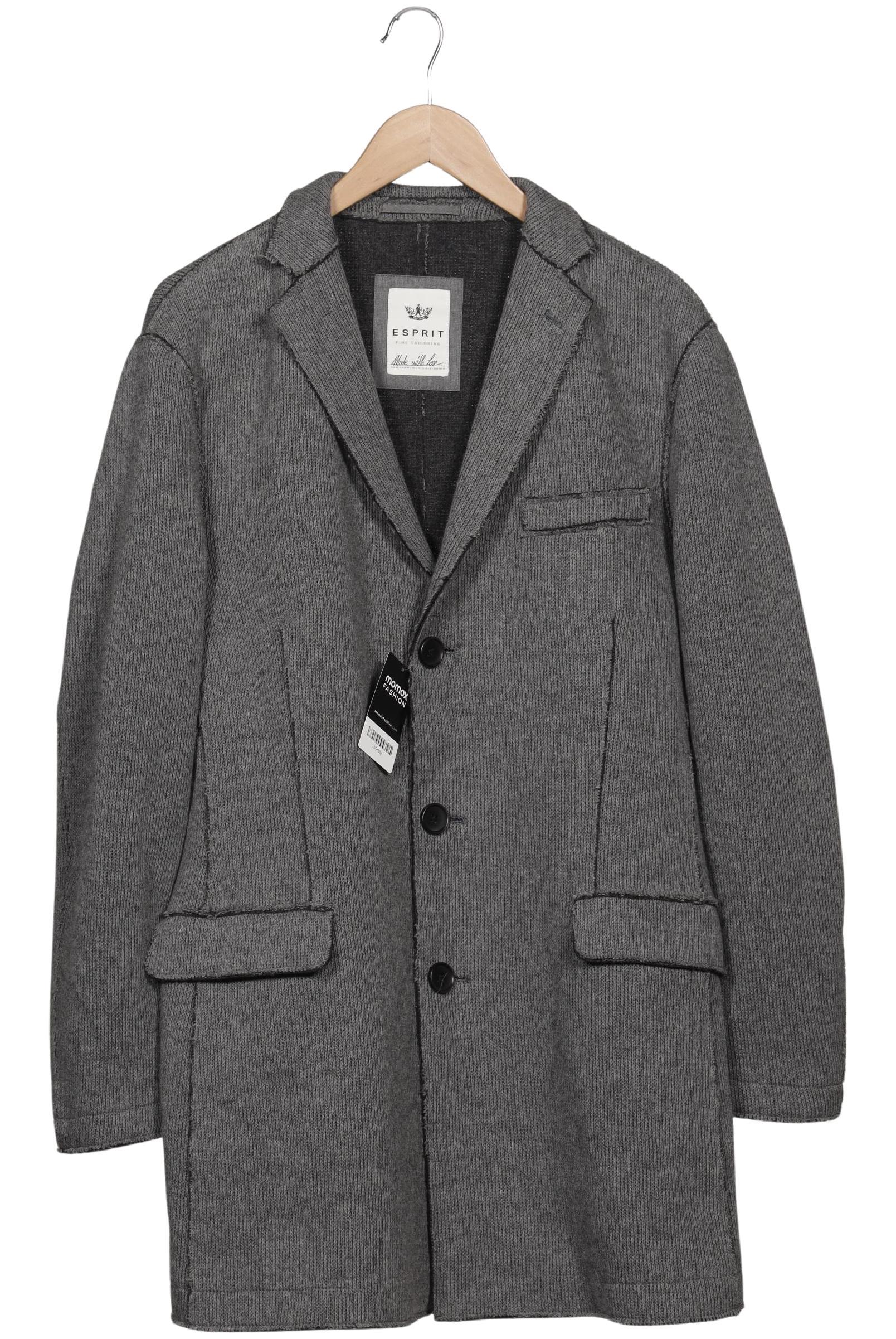 

Esprit Herren Mantel, grau, Gr. 52
