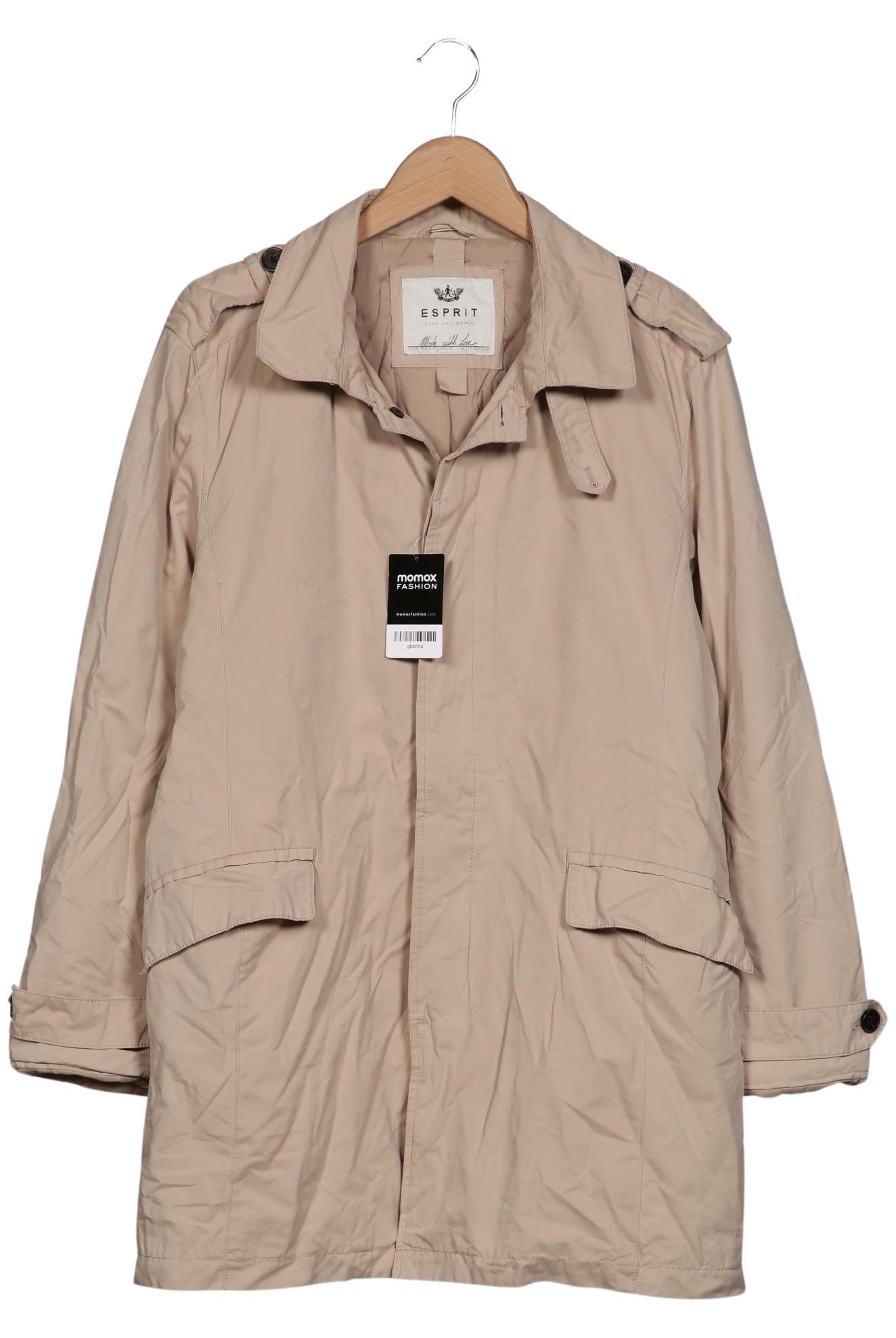 

Esprit Herren Mantel, beige, Gr. 52