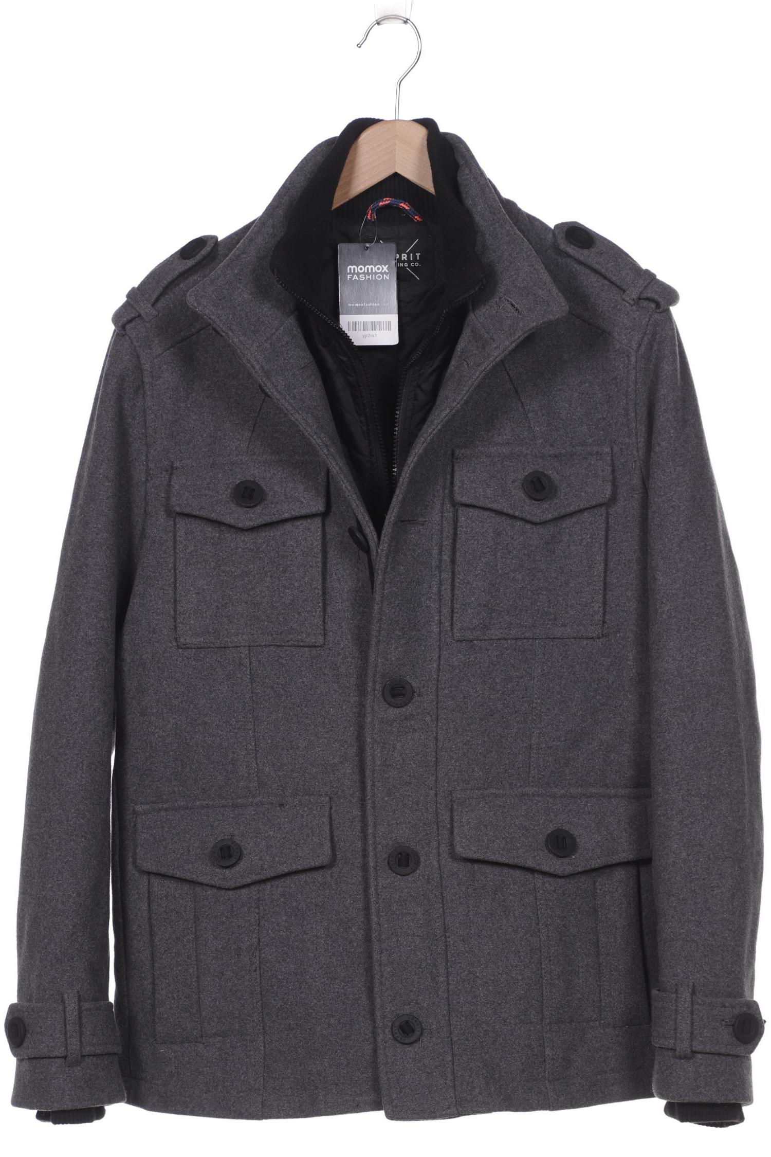 

Esprit Herren Mantel, grau, Gr. 52