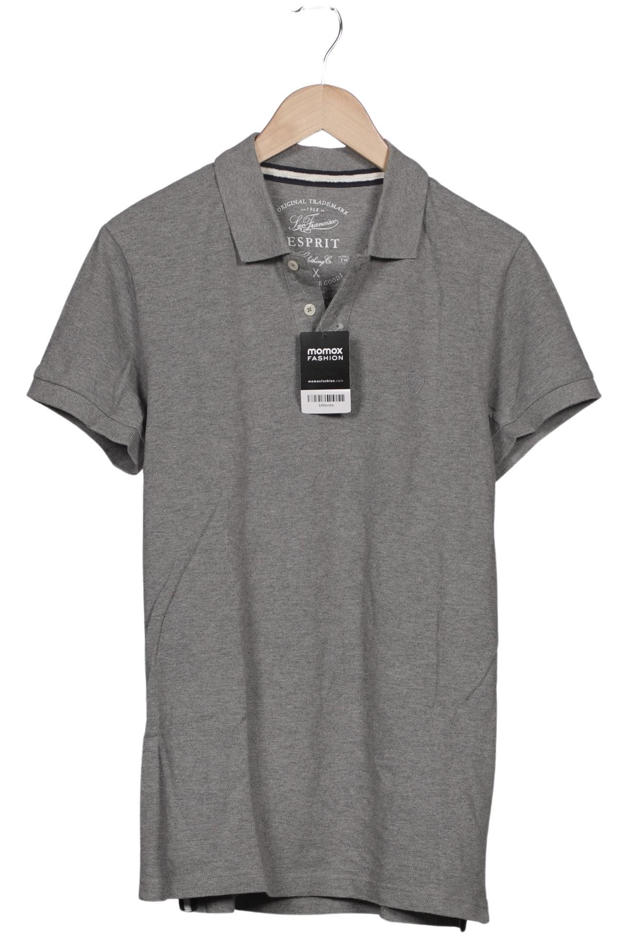

Esprit Herren Poloshirt, grau, Gr. 52