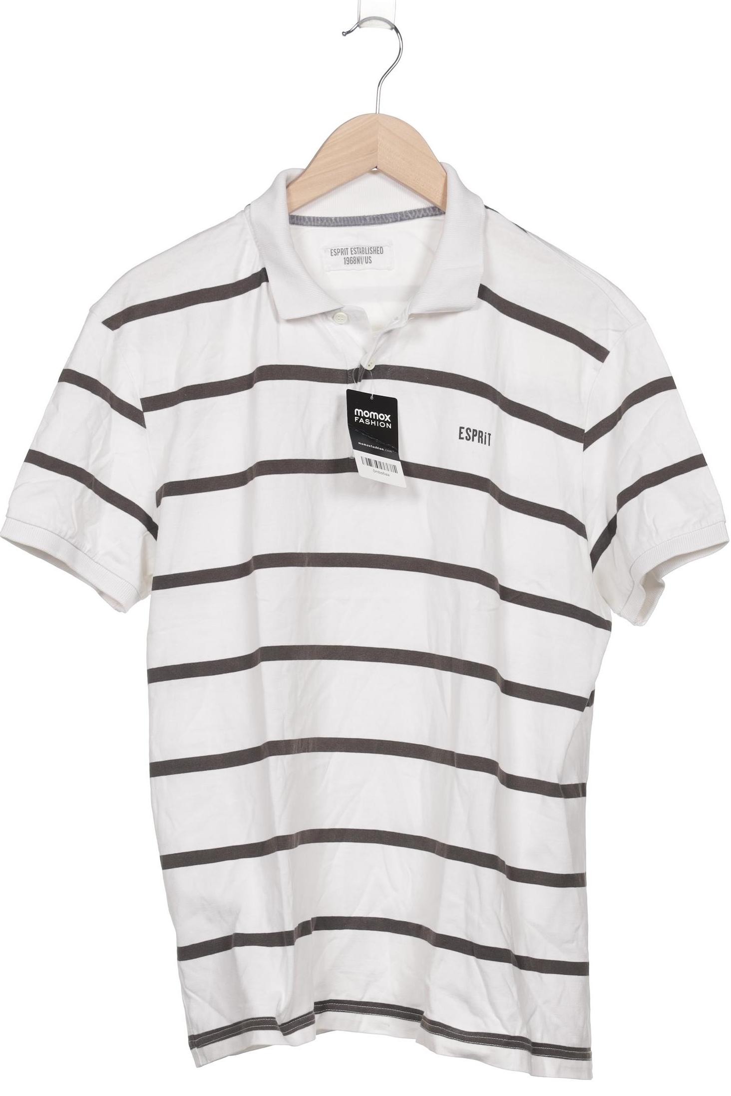 

Esprit Herren Poloshirt, weiß, Gr. 56