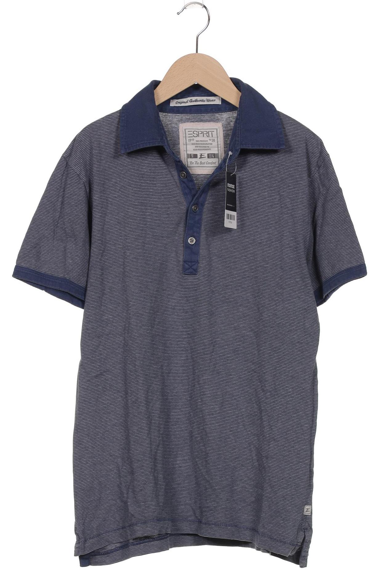 

Esprit Herren Poloshirt, grau, Gr. 52
