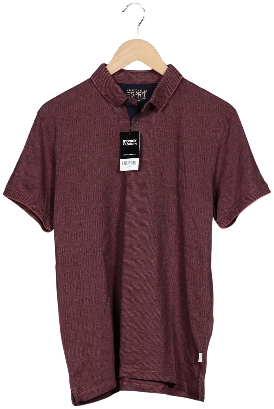 

Esprit Herren Poloshirt, bordeaux, Gr. 48