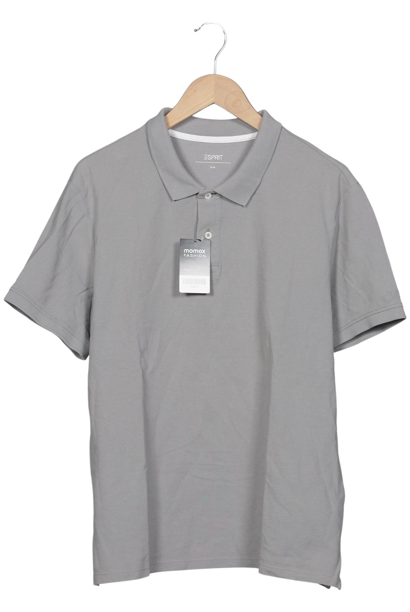 

Esprit Herren Poloshirt, grau, Gr. 54