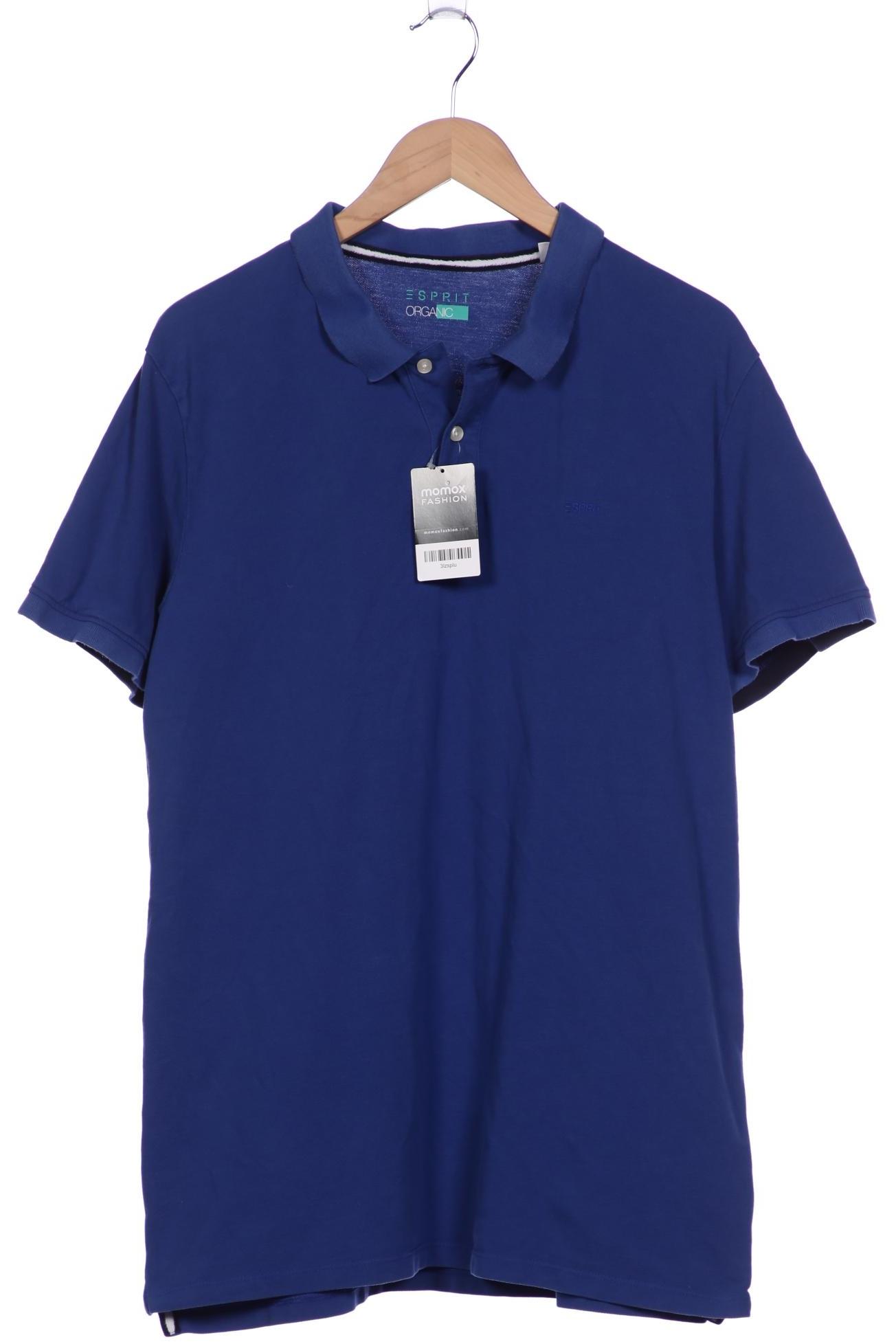 

Esprit Herren Poloshirt, blau, Gr. 56