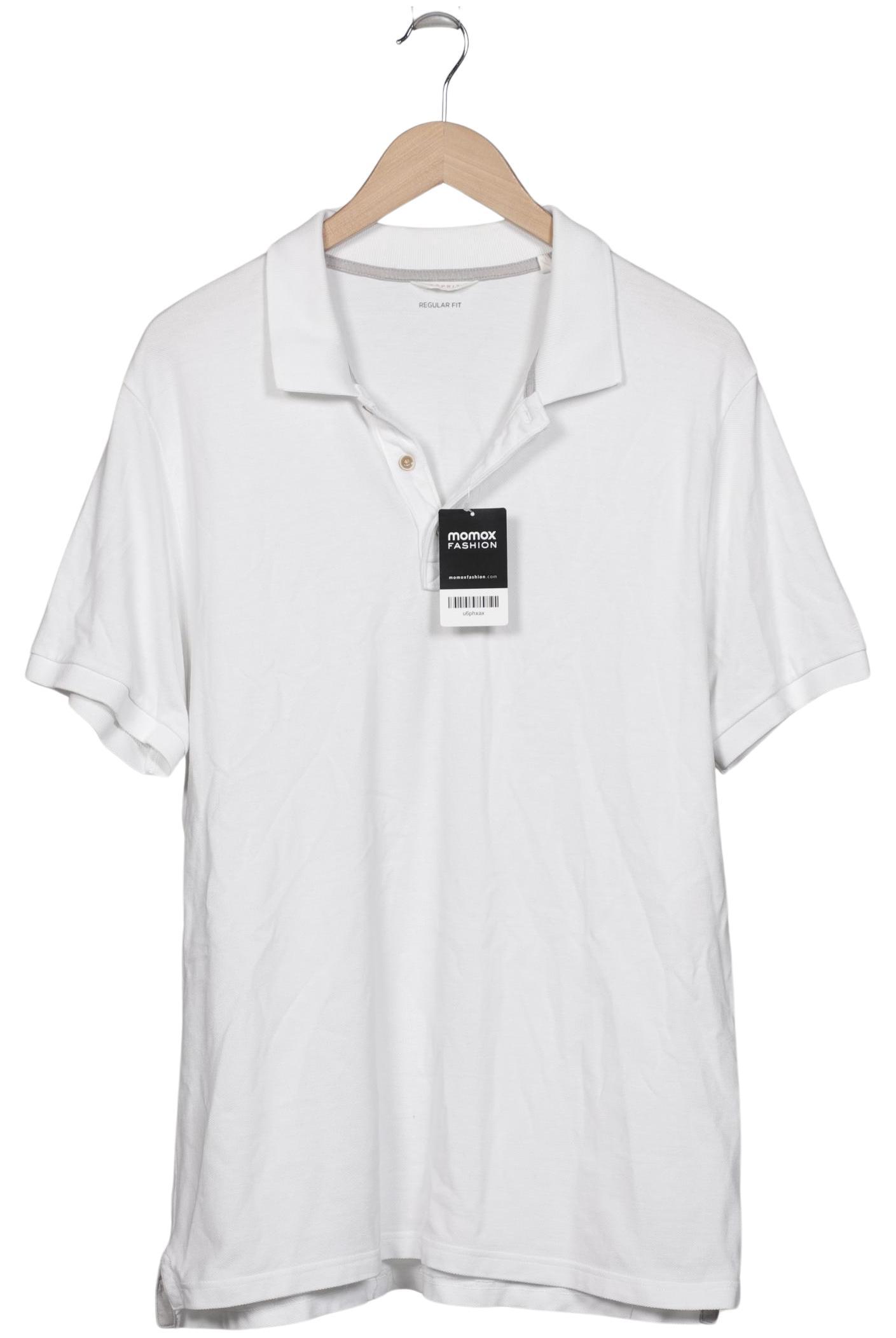 

Esprit Herren Poloshirt, weiß, Gr. 54