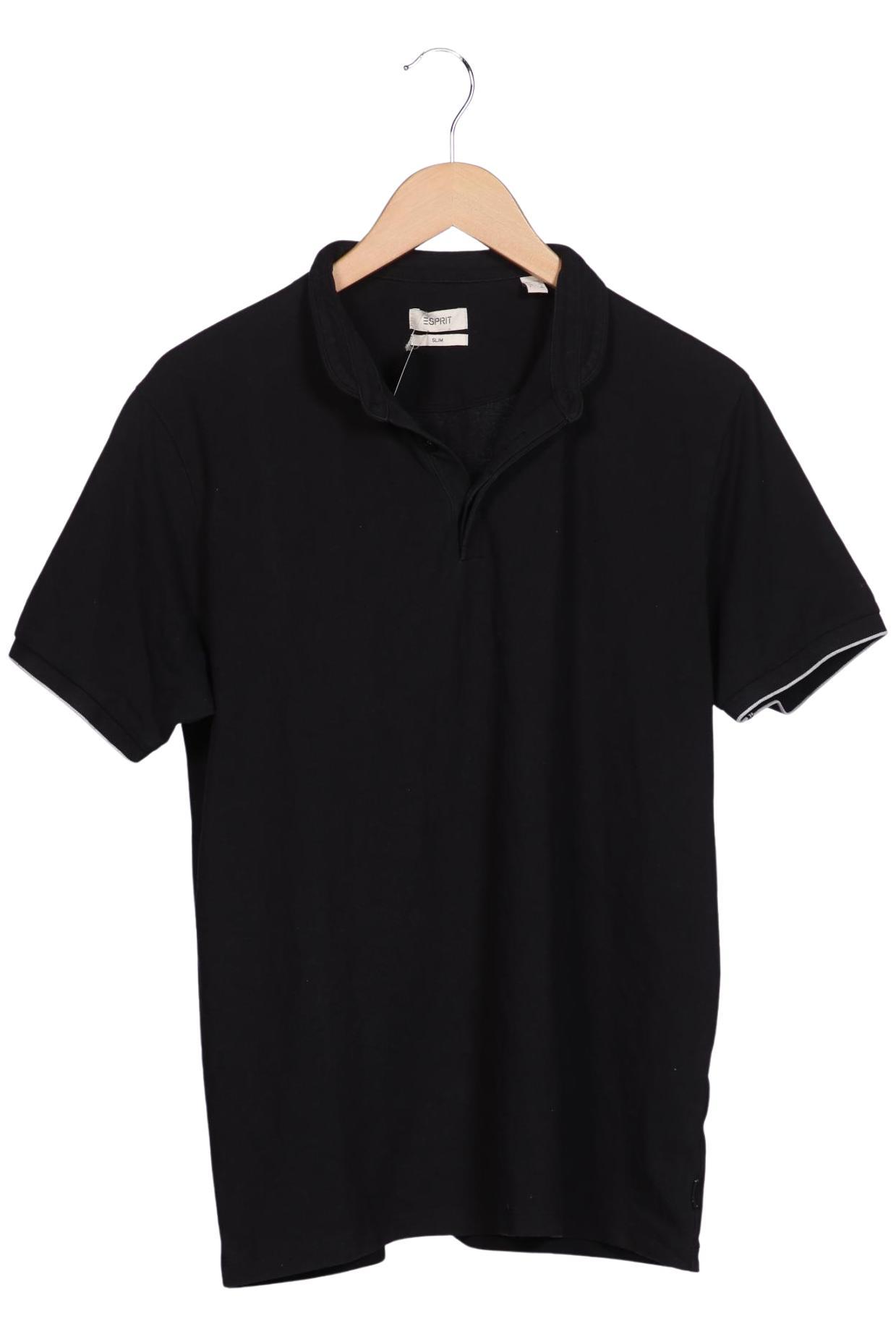 

Esprit Herren Poloshirt, schwarz, Gr. 52