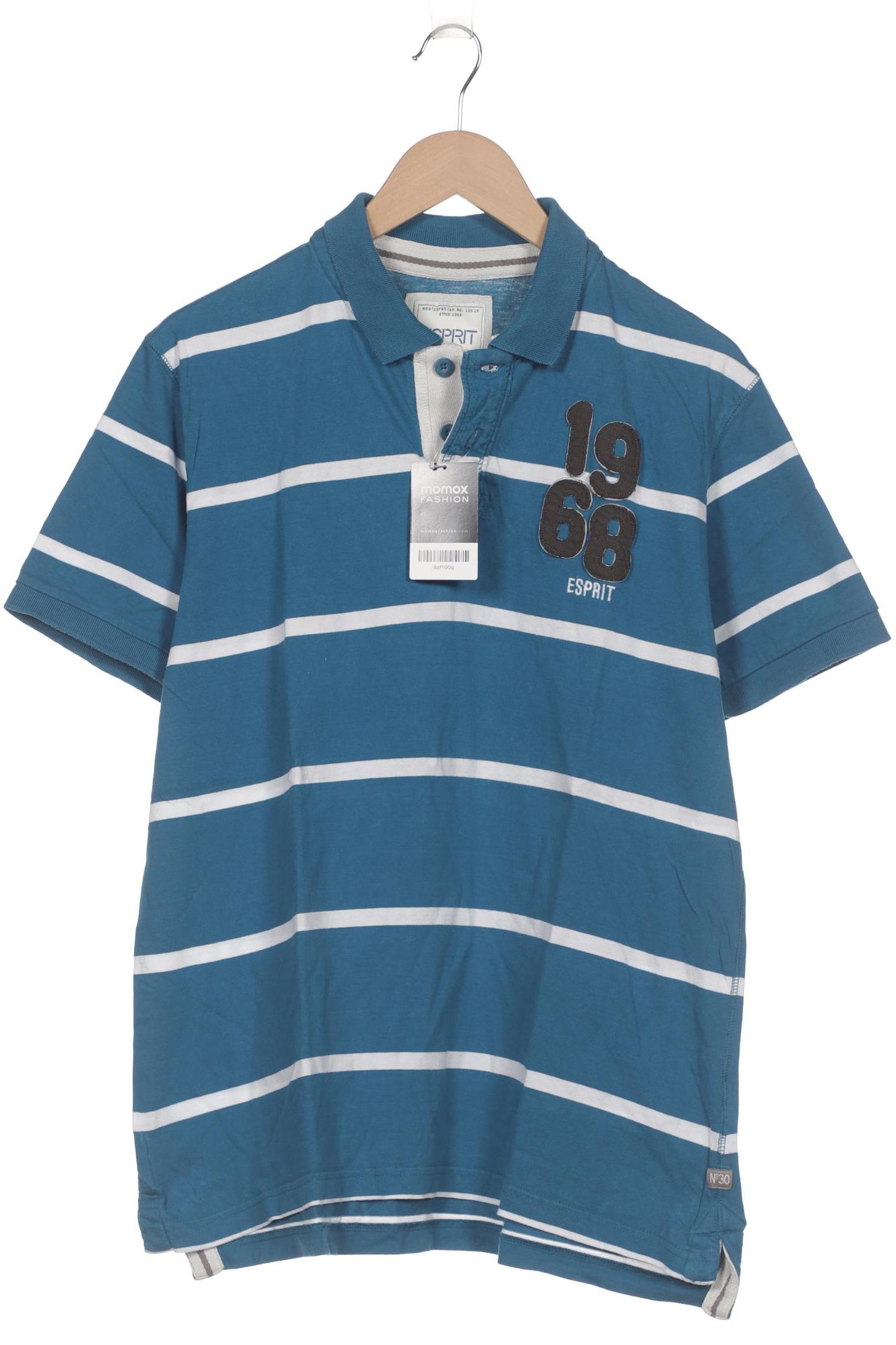 

Esprit Herren Poloshirt, blau, Gr. 54