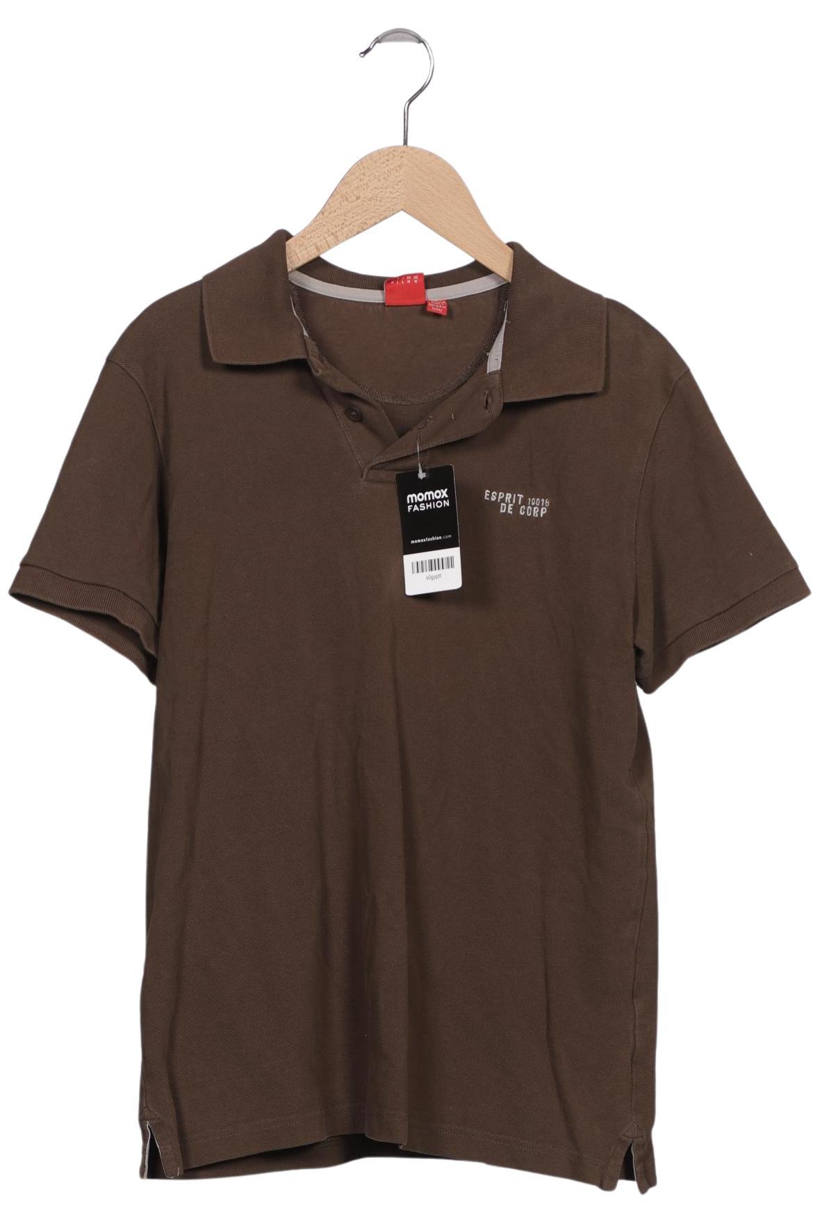 

Esprit Herren Poloshirt, braun, Gr. 48