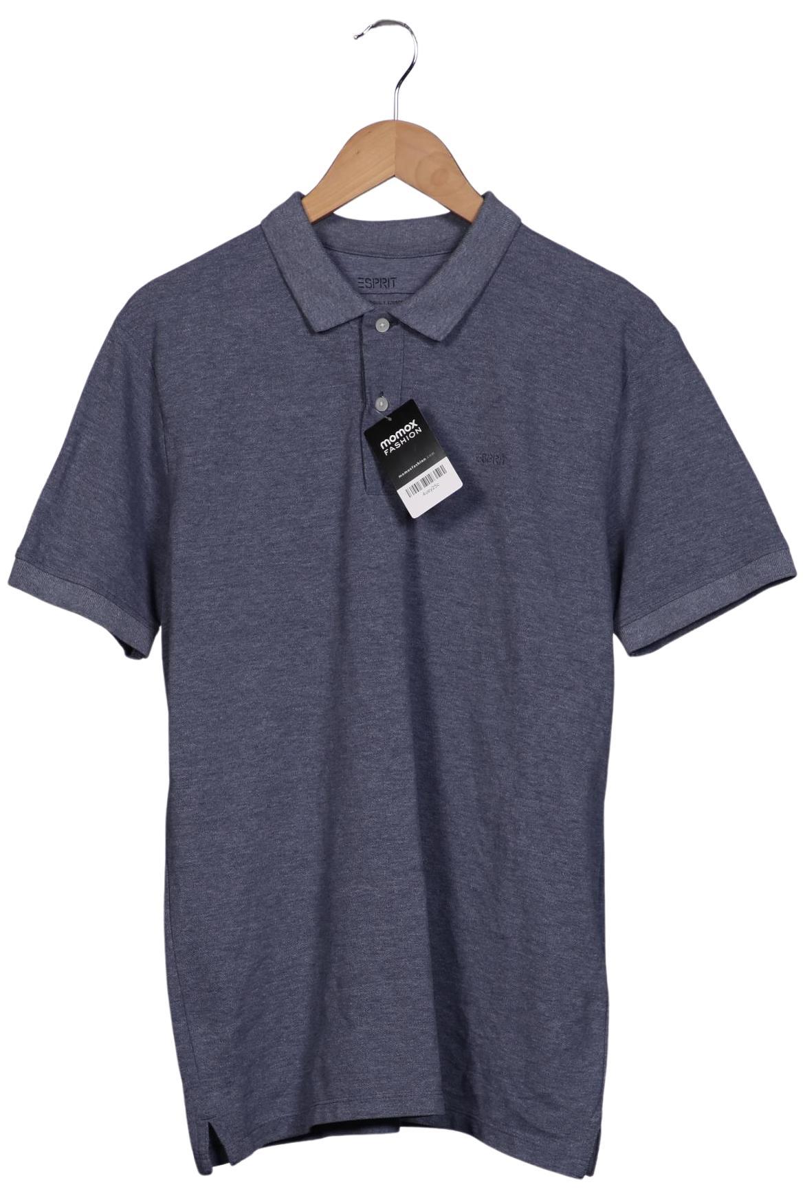 

Esprit Herren Poloshirt, blau, Gr. 48